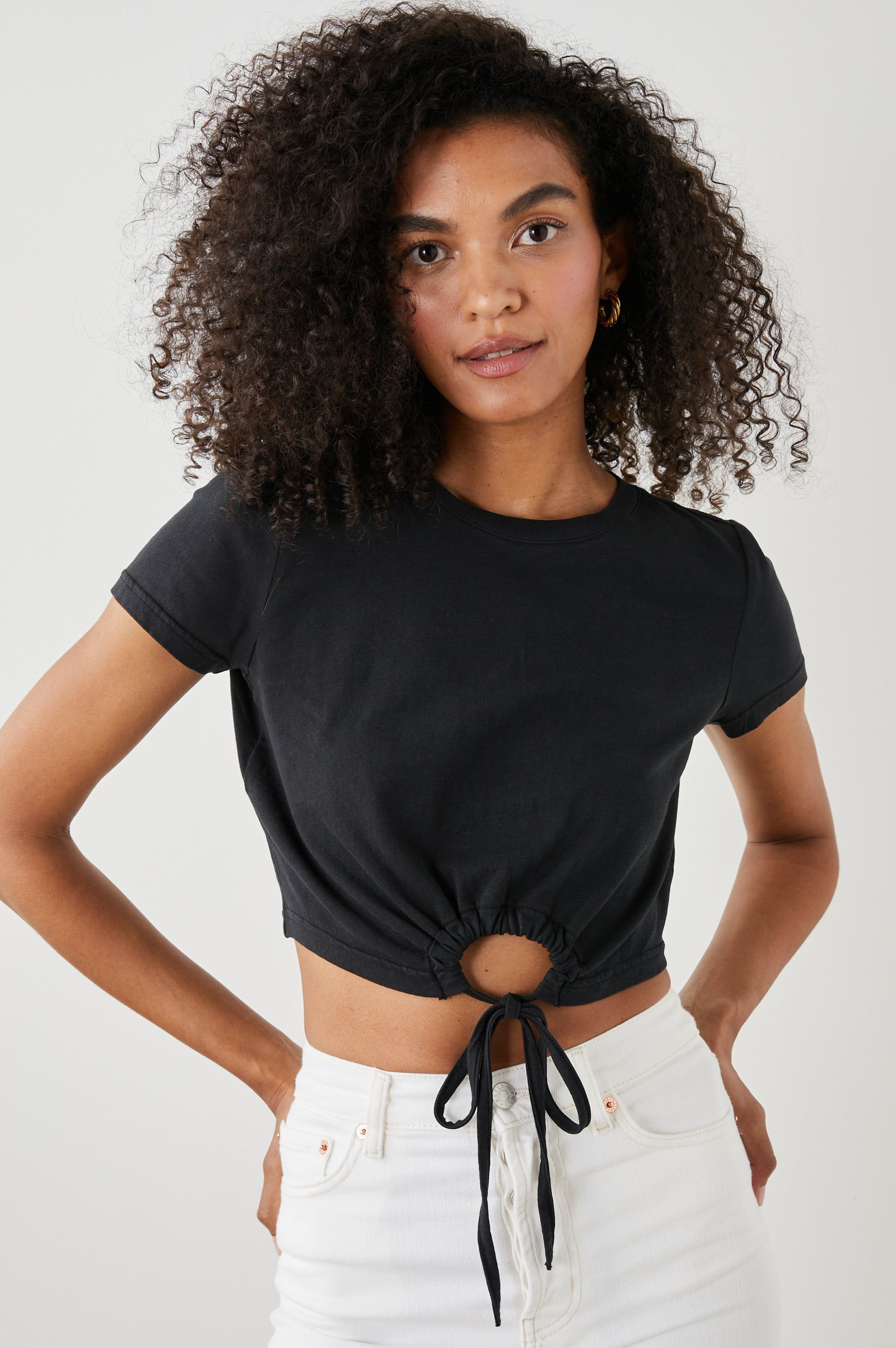 ZENA T-SHIRT - BLACK sold by Rails