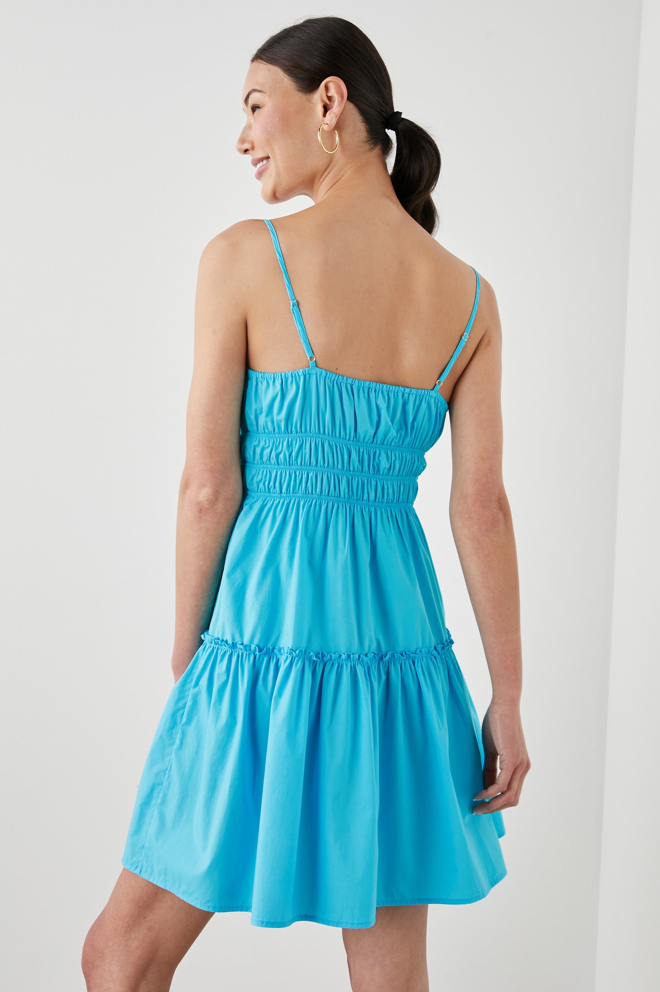 CARMEN DRESS - BLUE SURF sold by Rails product image thumbnail 7