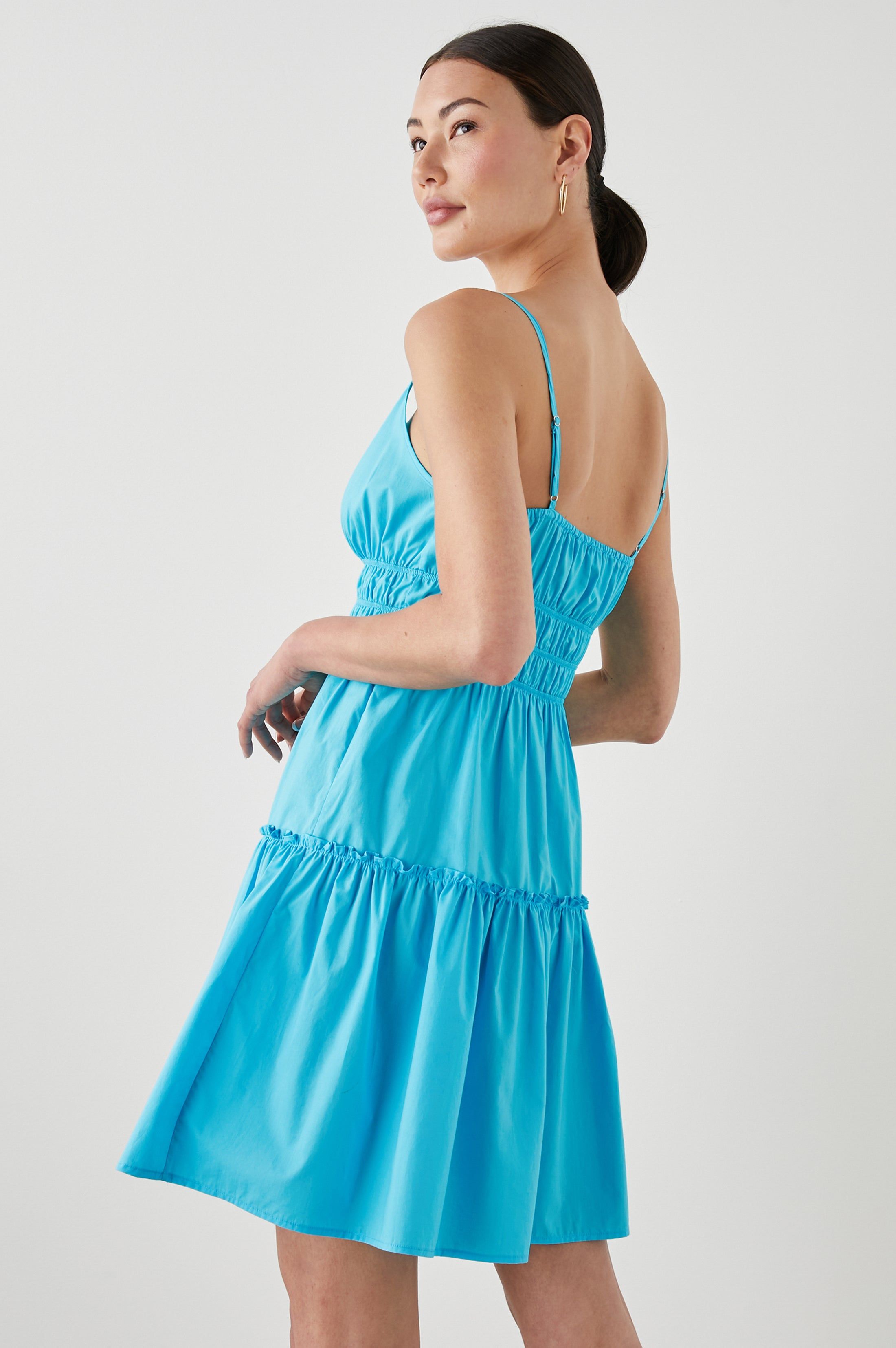 CARMEN DRESS - BLUE SURF sold by Rails product image thumbnail 5