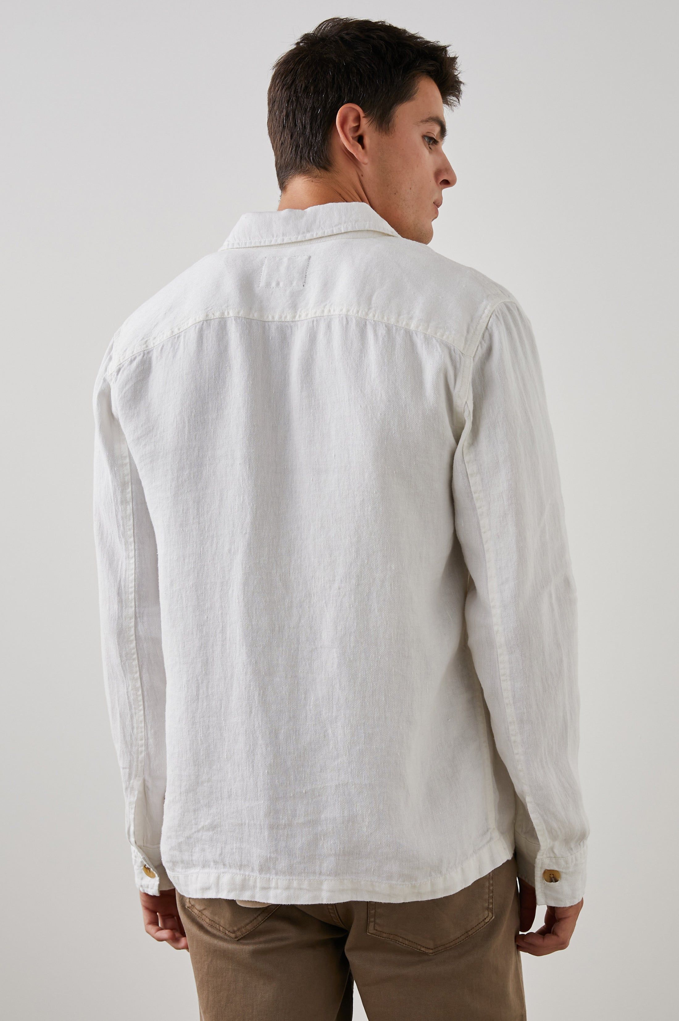 KEROUAC SHIRT JACKET - PARCHMENT sold by Rails product image thumbnail 5