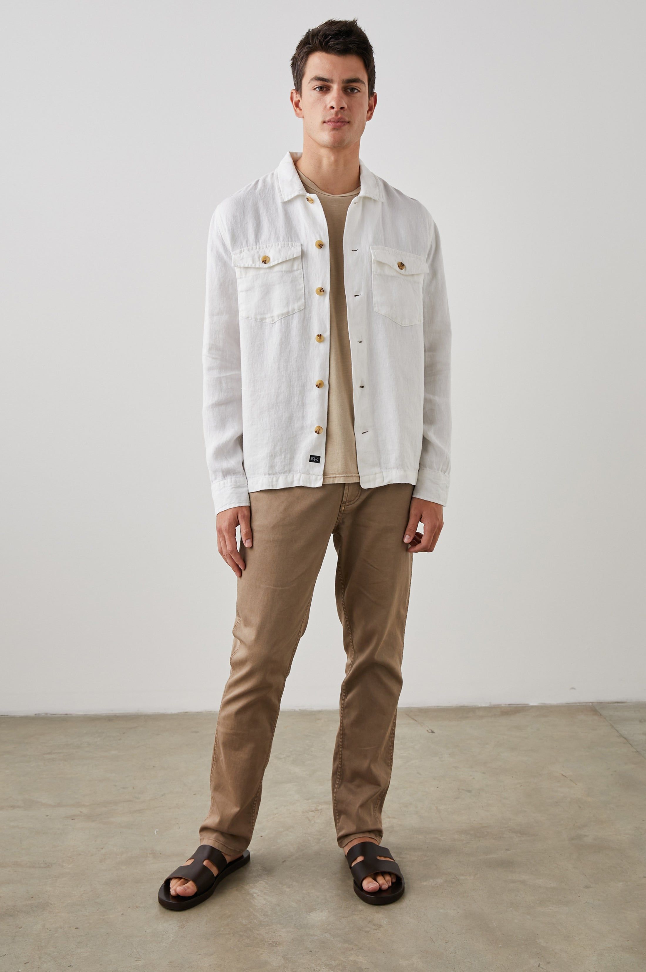 KEROUAC SHIRT JACKET - PARCHMENT sold by Rails product image thumbnail 3