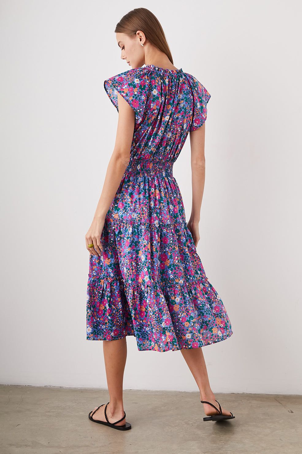 AMELLIA DRESS - LEILANI FLORAL sold by Rails product image thumbnail 6
