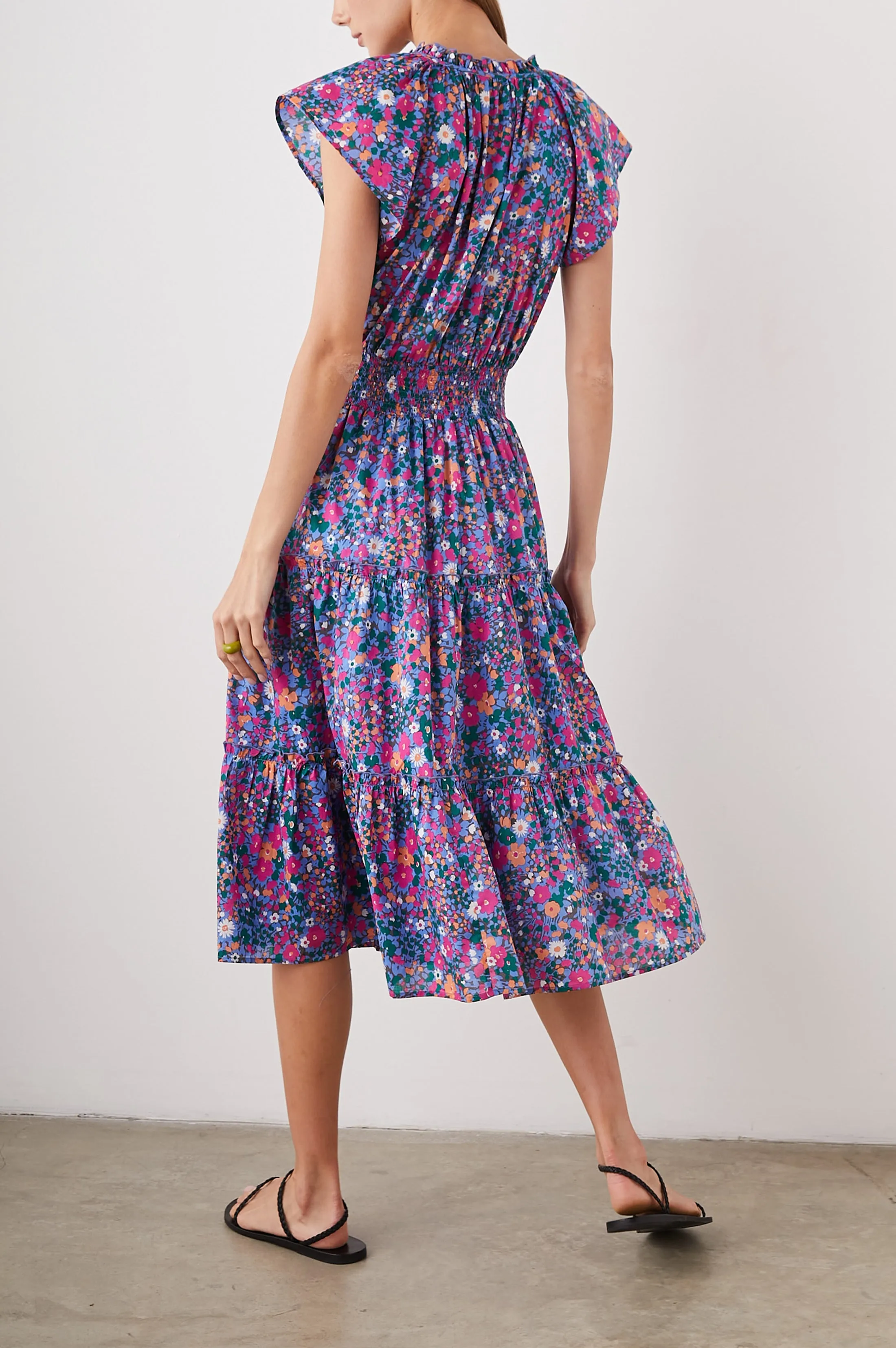 AMELLIA DRESS - LEILANI FLORAL sold by Rails product image thumbnail 5