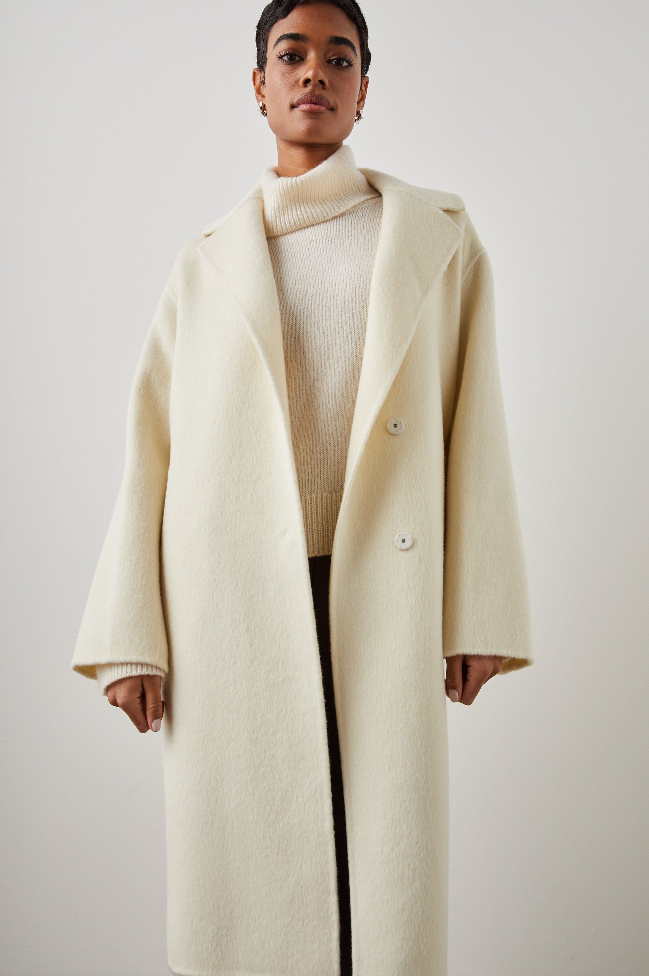 LORE COAT - IVORY sold by Rails product image thumbnail 4