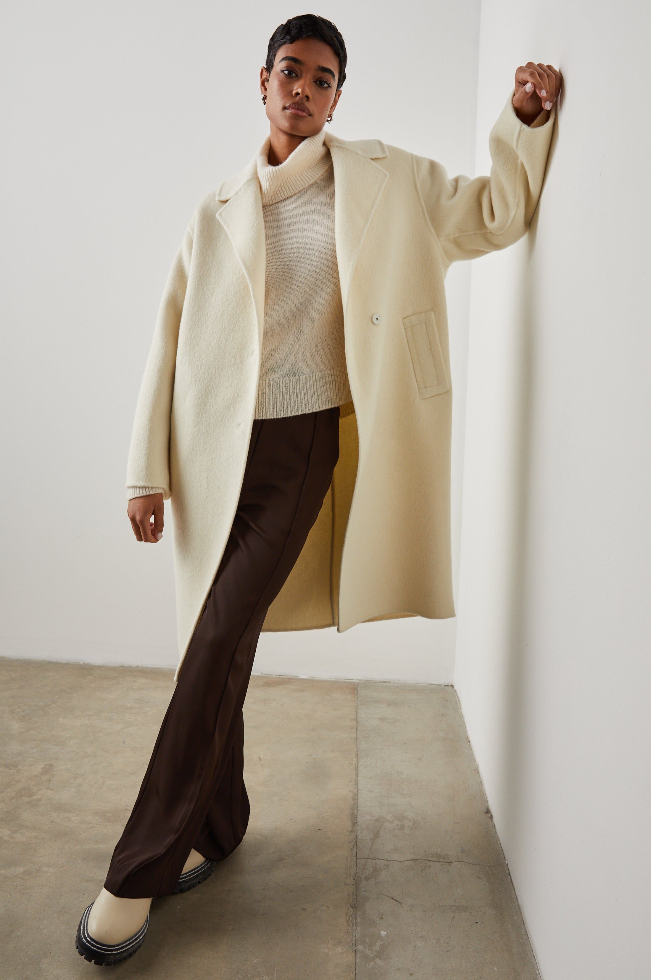 LORE COAT - IVORY sold by Rails product image thumbnail 3