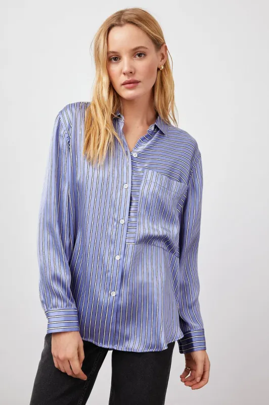 SPENCER SHIRT - MOONLIGHT STRIPE sold by Rails