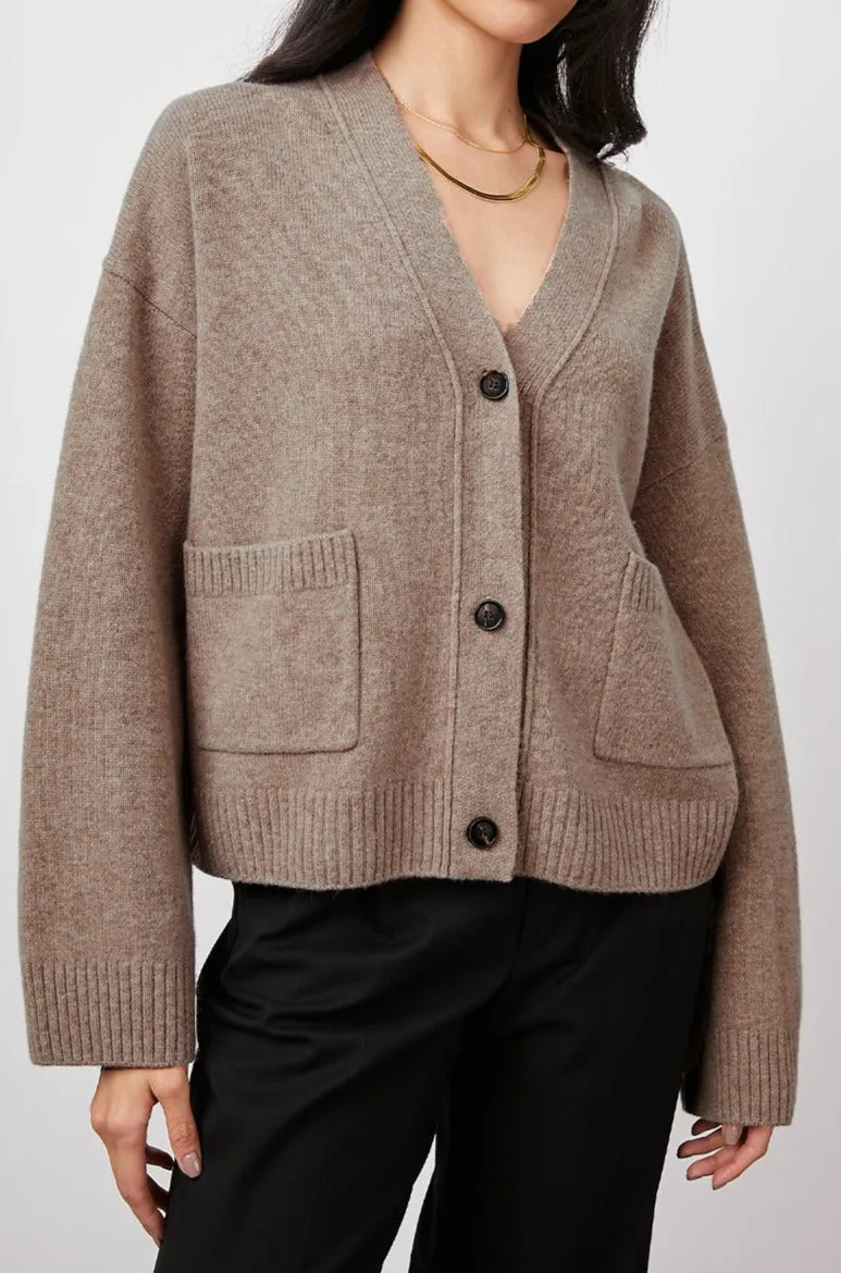 LINDI CARDIGAN - MINK sold by Rails product image thumbnail 3