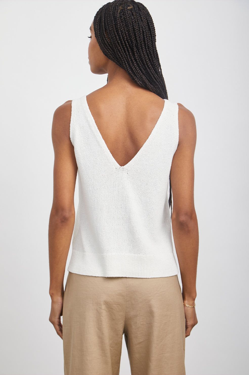 MAISE TANK - WHITE sold by Rails product image thumbnail 4