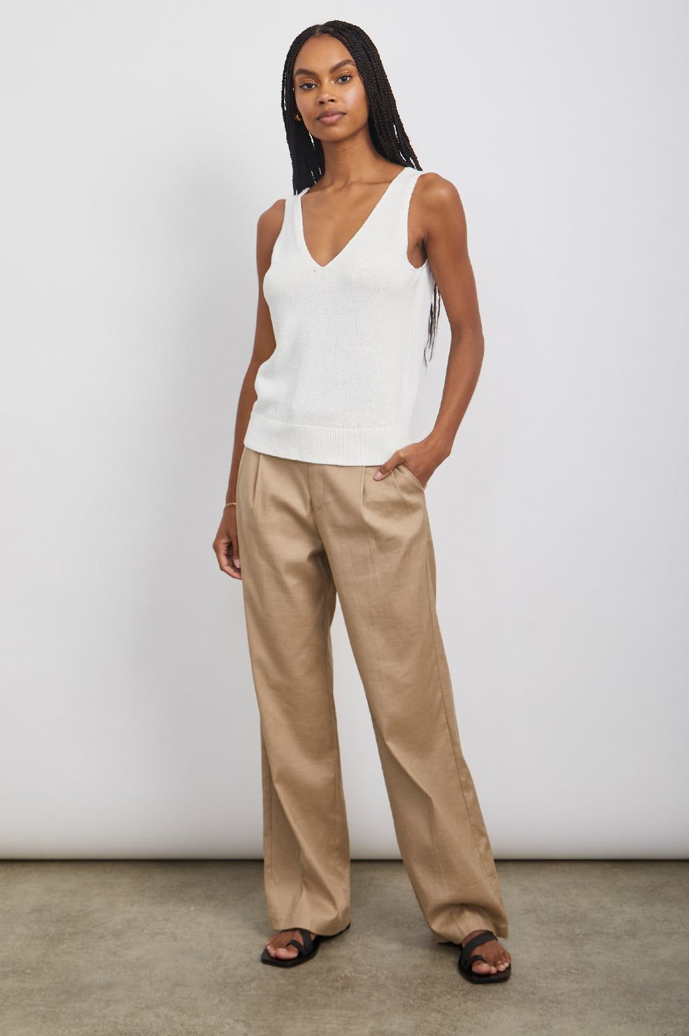 MAISE TANK - WHITE sold by Rails product image thumbnail 3