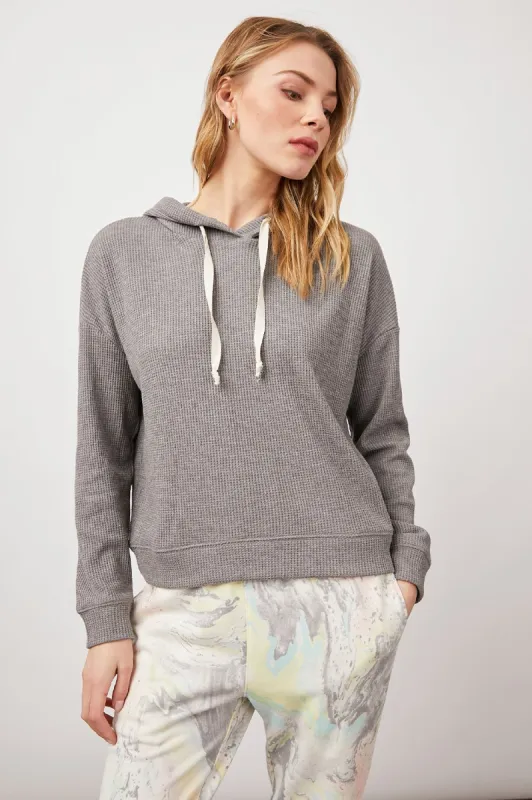 MURRAY HOODIE - HEATHER GREY sold by Rails