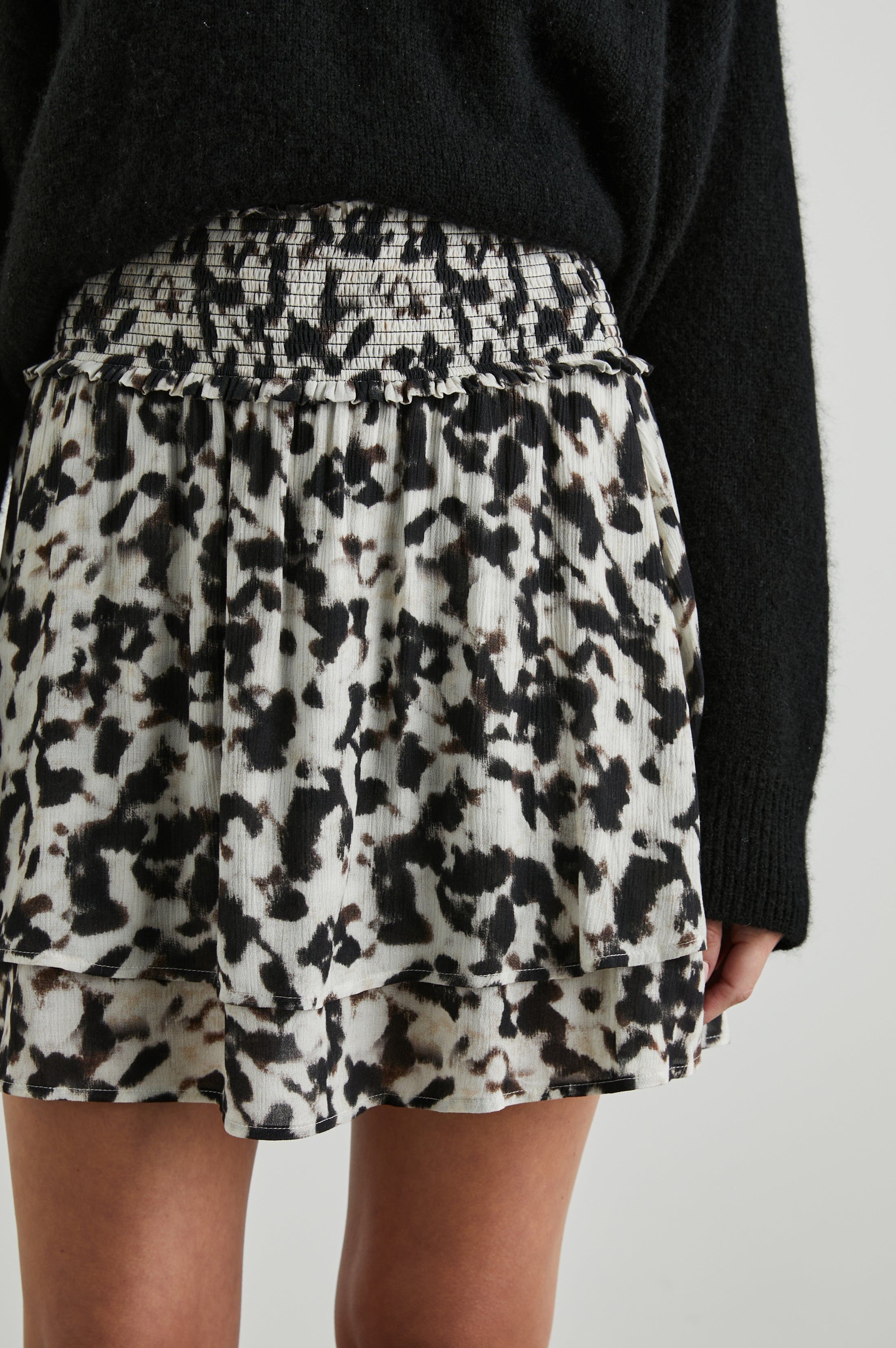 ADDISON SKIRT - BLURRED CHEETAH sold by Rails product image thumbnail 3