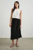 SORAYA SKIRT - BLACK GAUZE sold by Rails