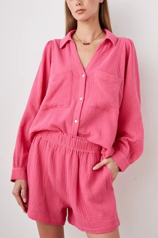 LAUREN SHIRT - HIBISCUS sold by Rails