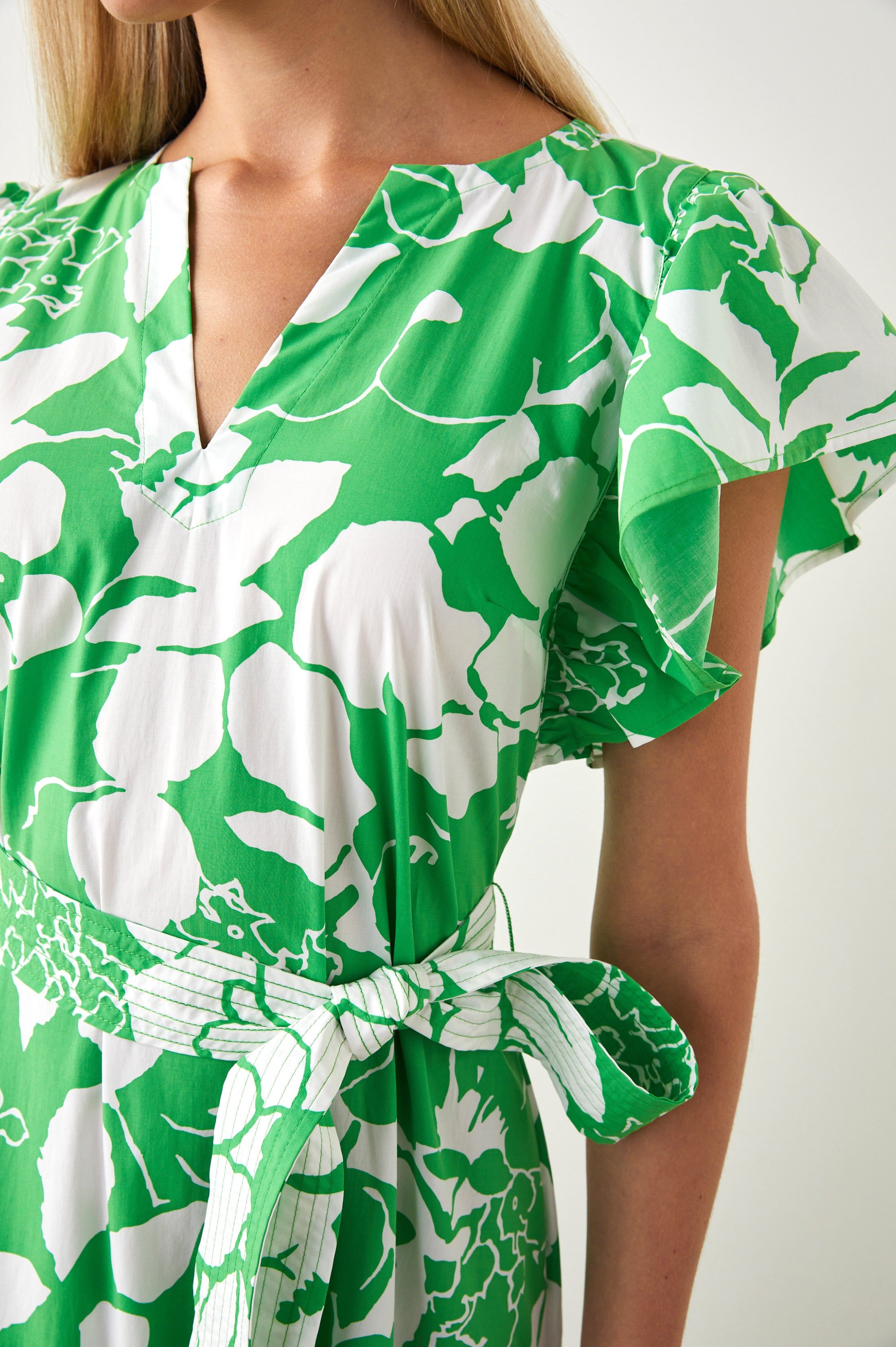 GIA DRESS - GREEN LOTUS sold by Rails product image thumbnail 2