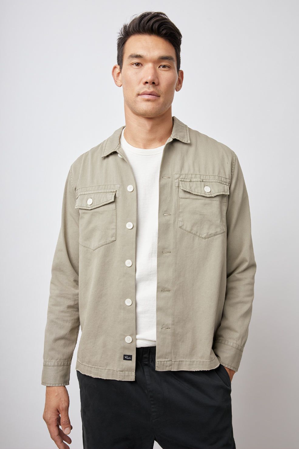 KEROUAC SHIRT JACKET - NATURAL sold by Rails