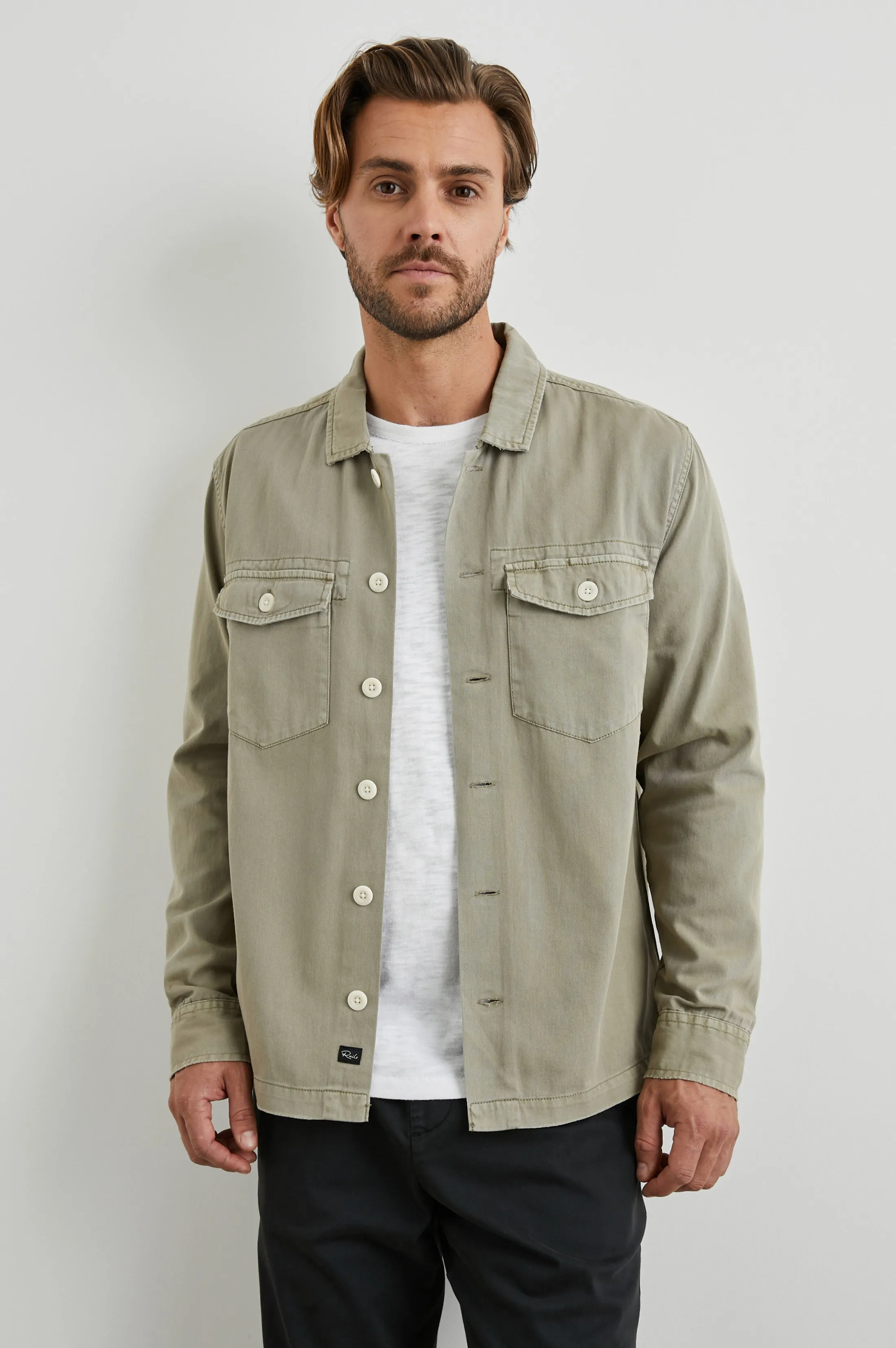 KEROUAC SHIRT JACKET - NATURAL sold by Rails