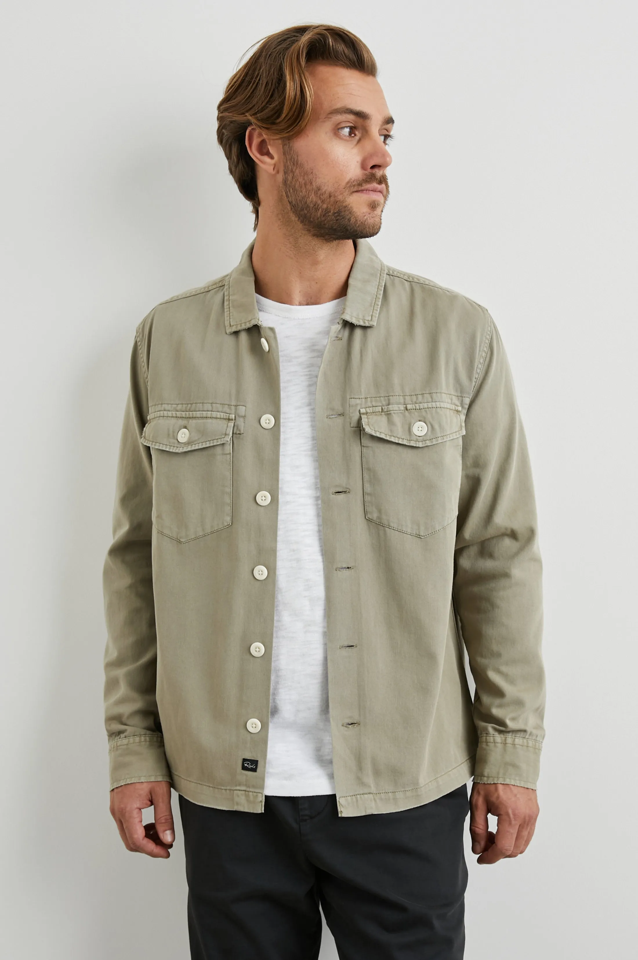KEROUAC SHIRT JACKET - NATURAL sold by Rails product image thumbnail 4