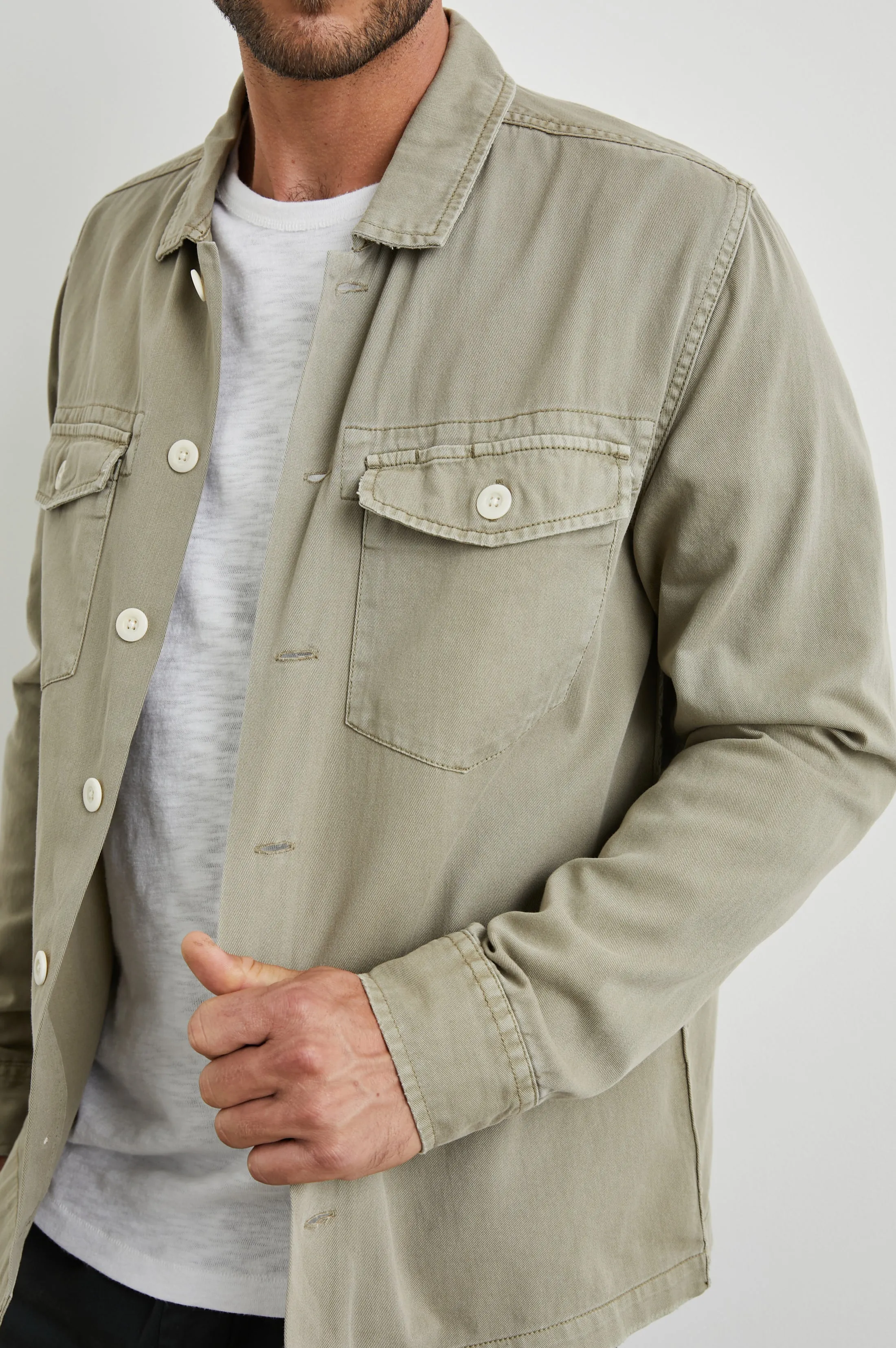 KEROUAC SHIRT JACKET - NATURAL sold by Rails product image thumbnail 2