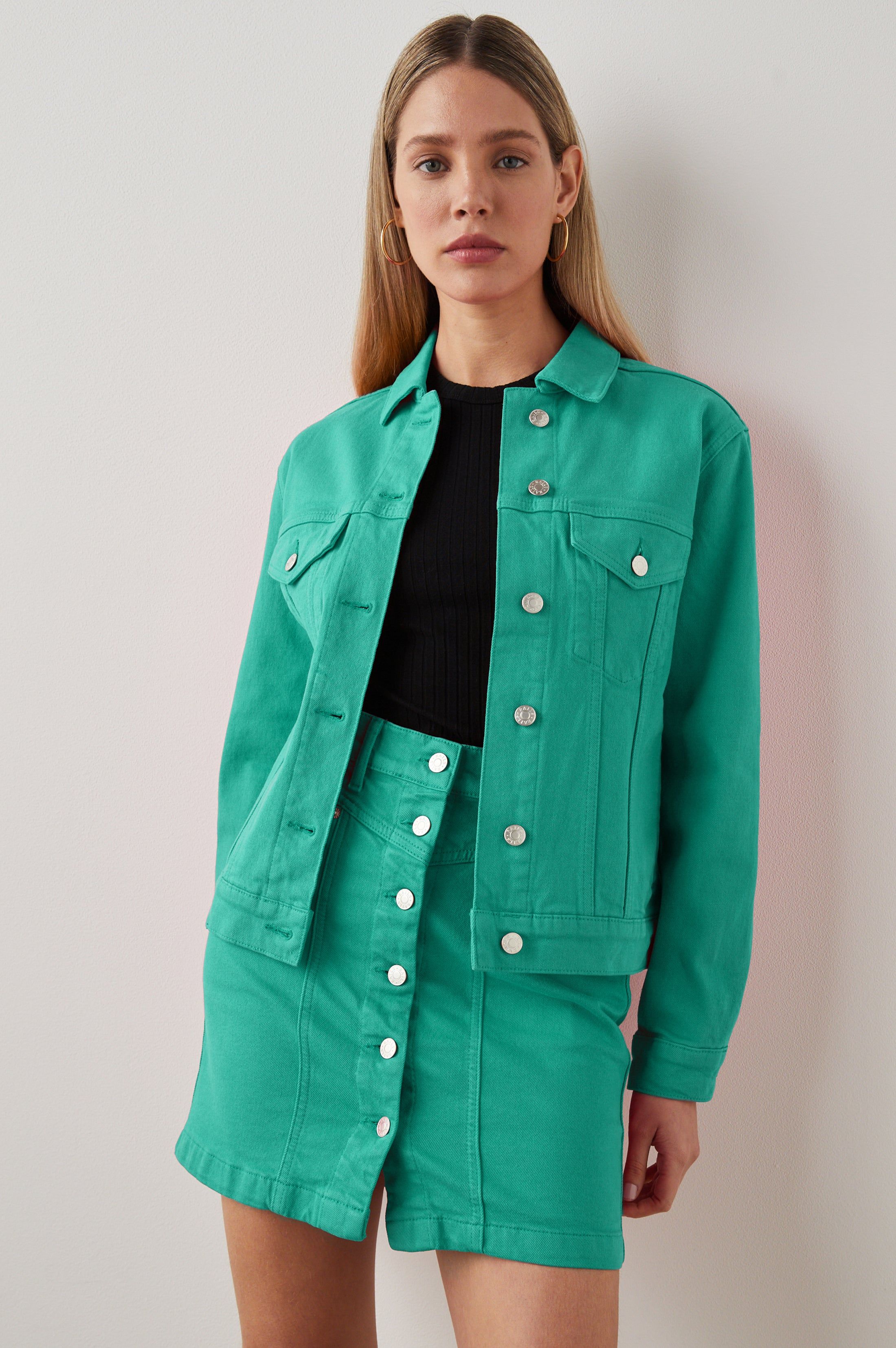 MULHOLLAND JACKET - EMERALD sold by Rails