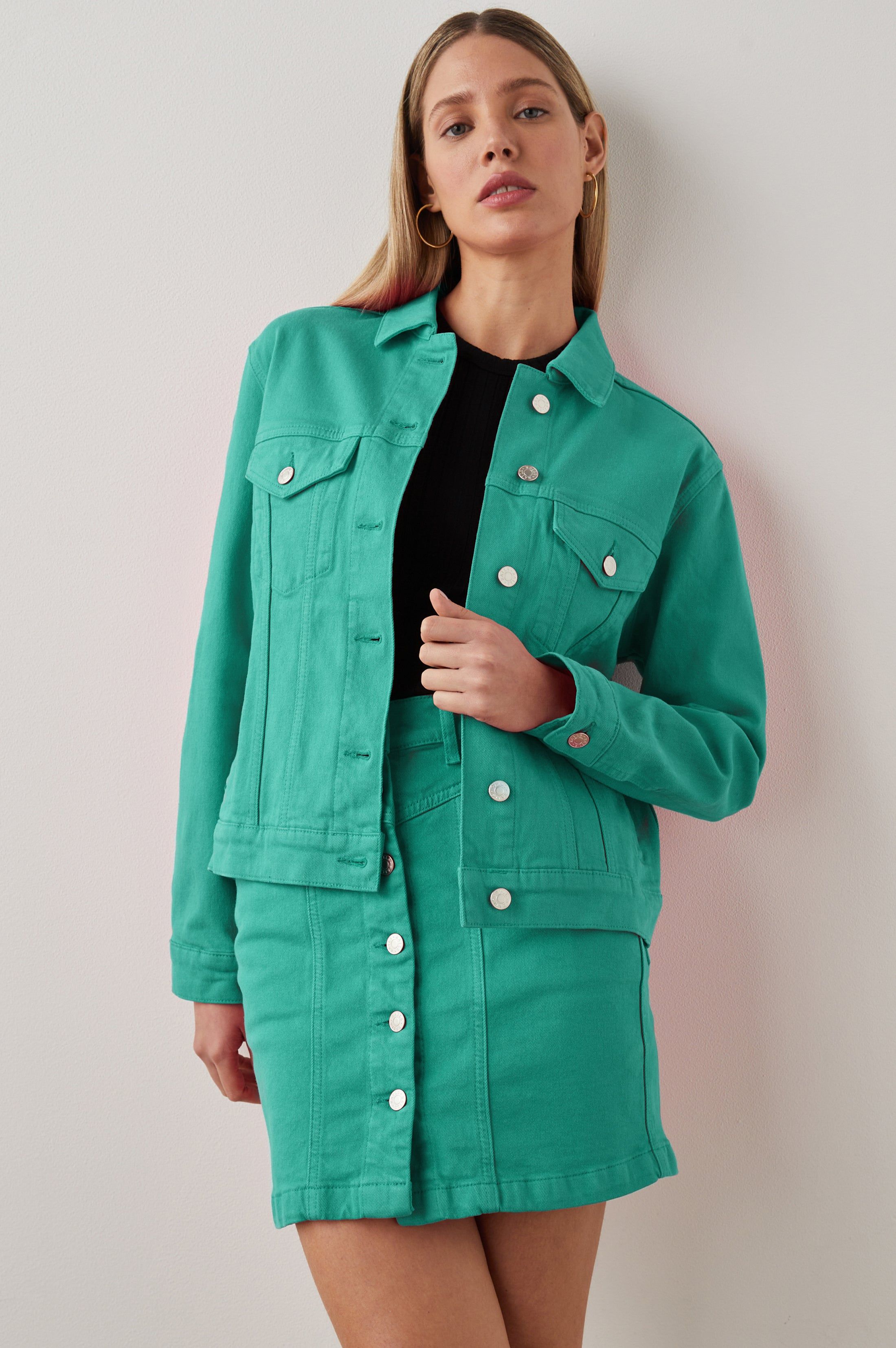 MULHOLLAND JACKET - EMERALD sold by Rails product image thumbnail 4