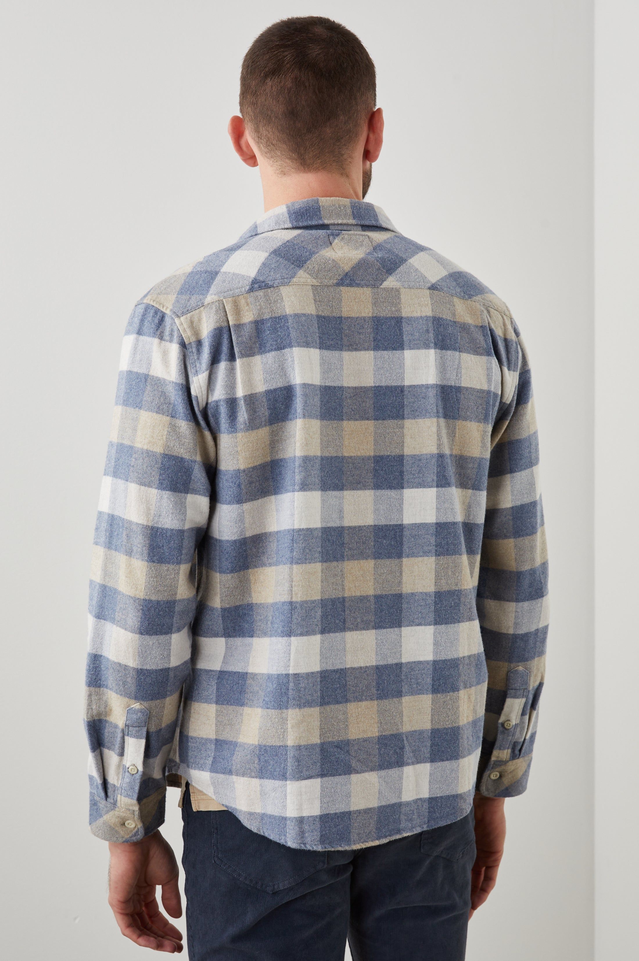 FORREST SHIRT - MIST BIRCH OAT HEATHER sold by Rails product image thumbnail 4