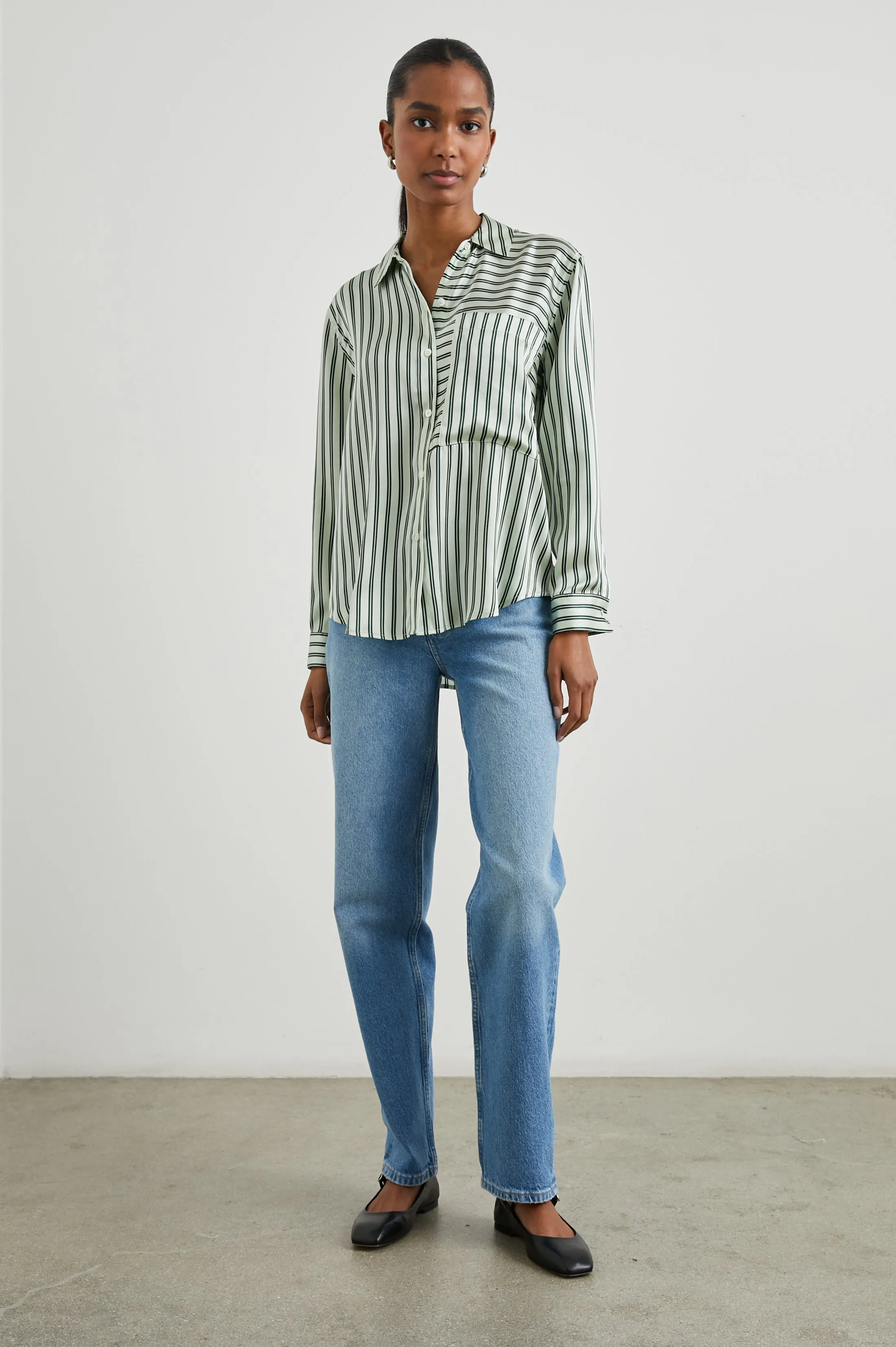 SPENCER SHIRT - EDEN STRIPE sold by Rails product image thumbnail 3