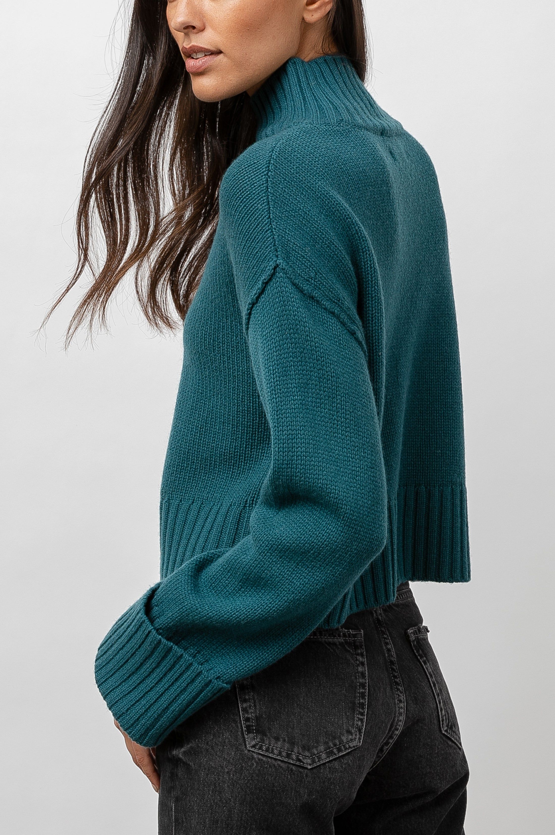 HALLE SWEATER - EVERGREEN sold by Rails product image thumbnail 4