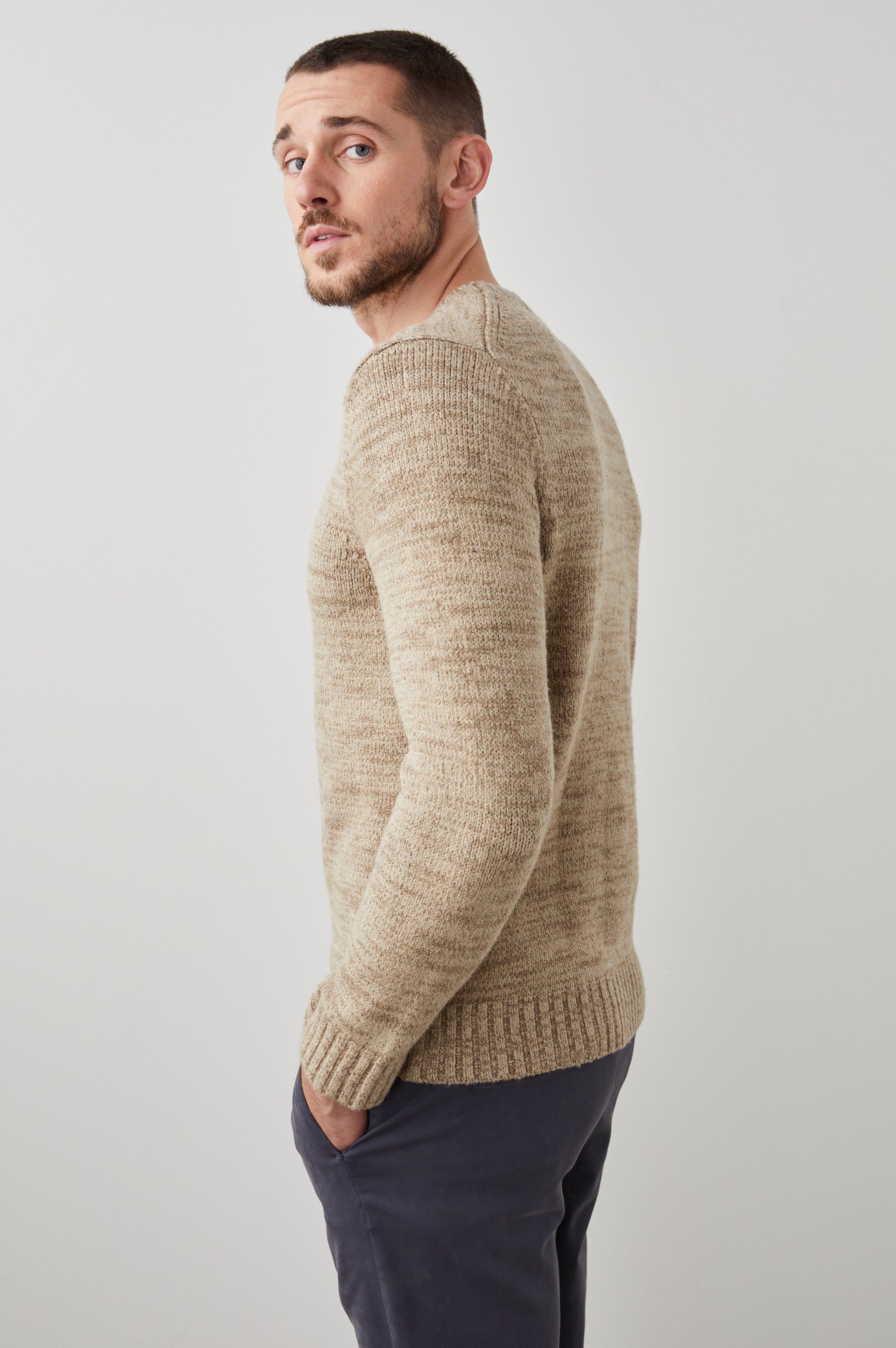 ORRIN SWEATER - TOASTED BARLEY sold by Rails product image thumbnail 6