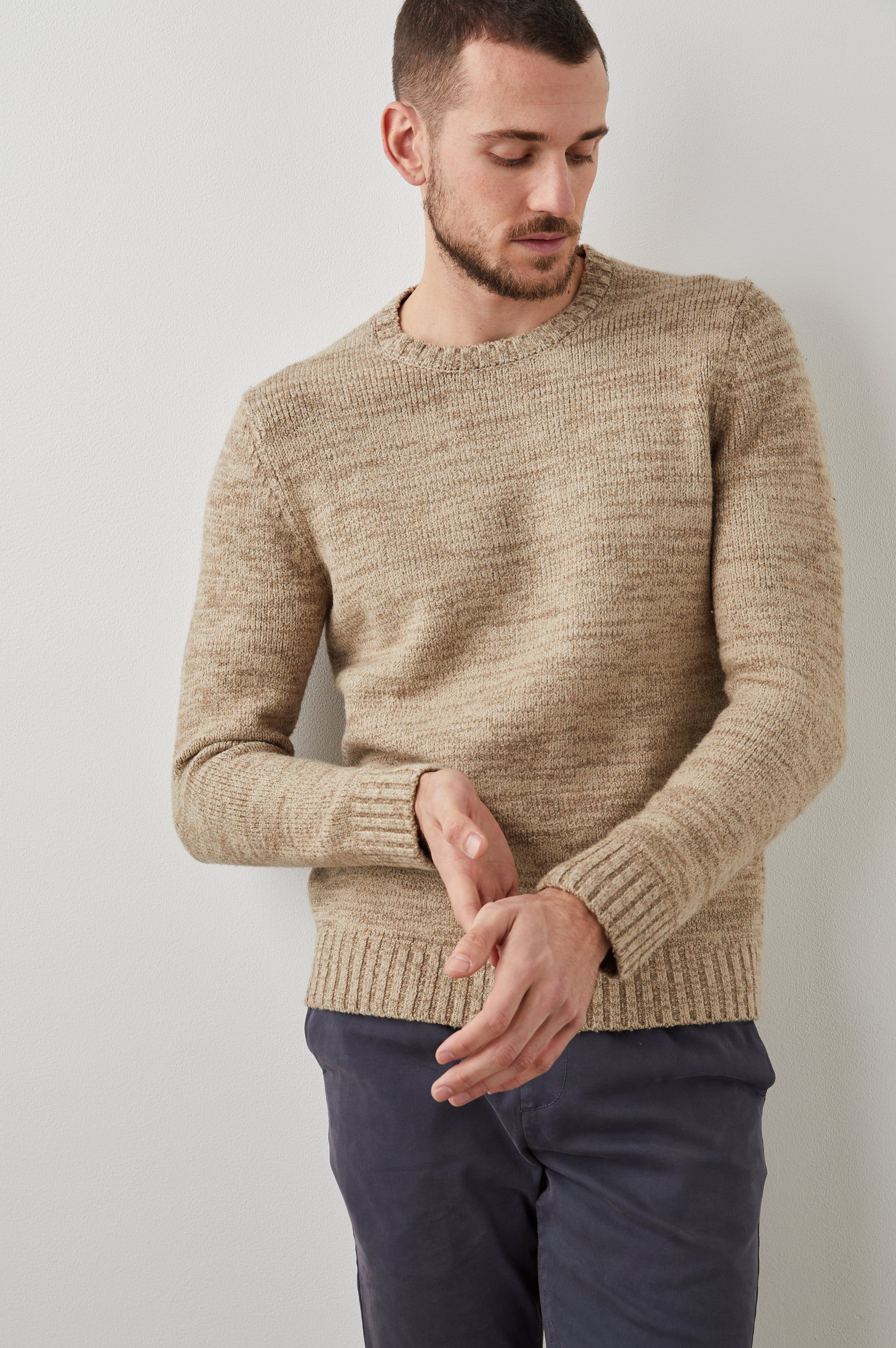 ORRIN SWEATER - TOASTED BARLEY sold by Rails product image thumbnail 5