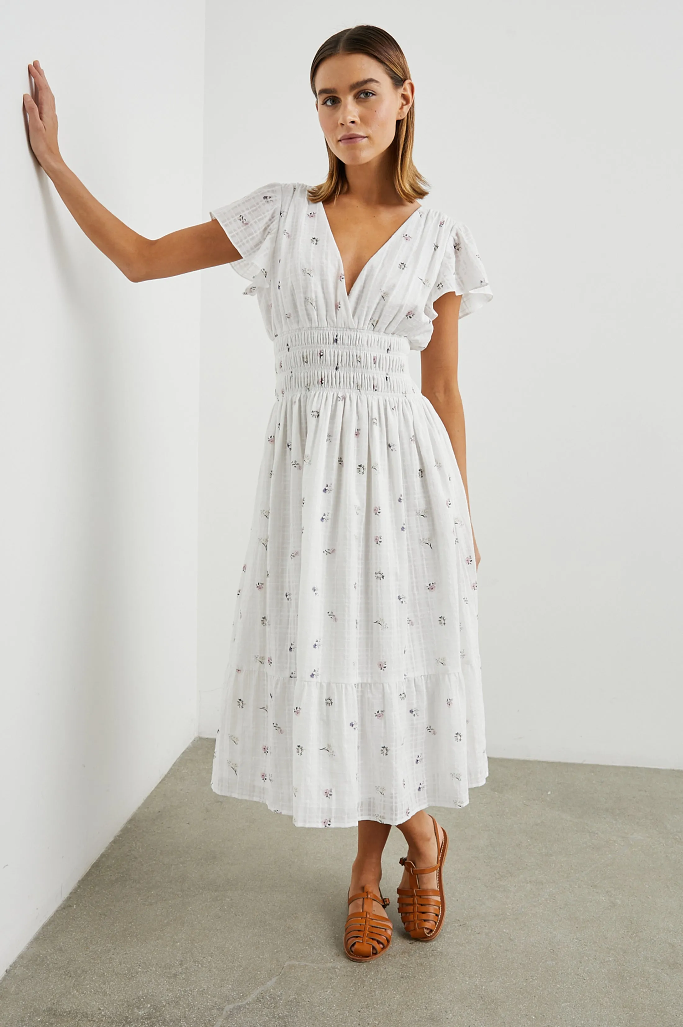 SEONA DRESS - LILAC ROSES sold by Rails product image thumbnail 3