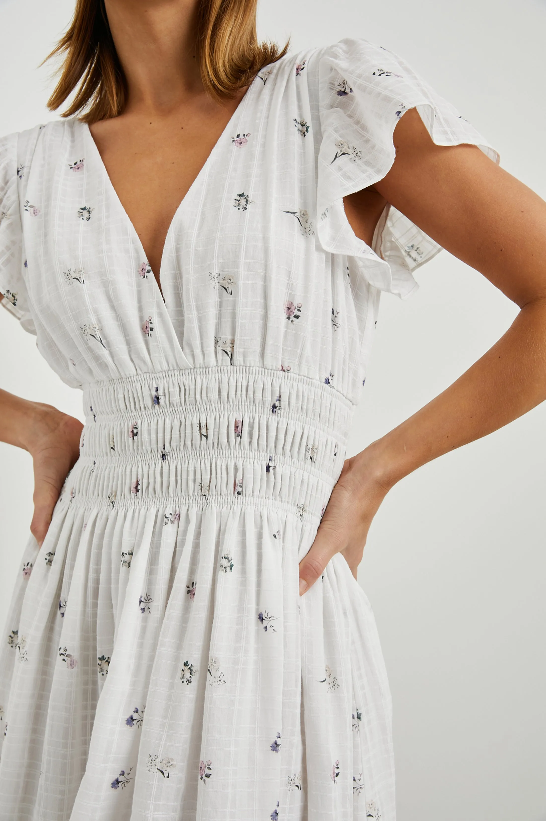 SEONA DRESS - LILAC ROSES sold by Rails product image thumbnail 2