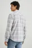 WYATT SHIRT - COBALT FLAMINGO MELANGE sold by Rails