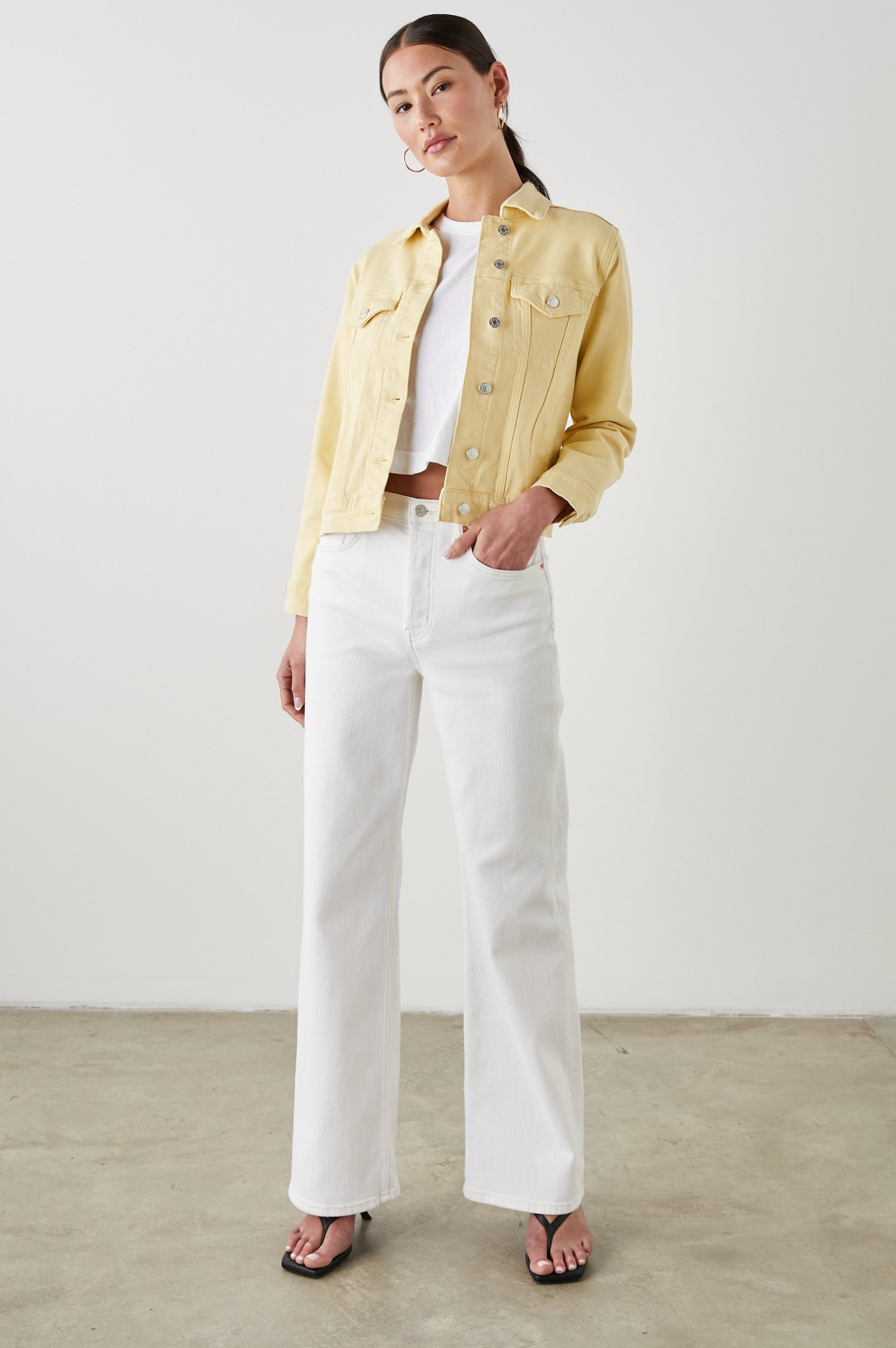 MULHOLLAND JACKET - LEMON DROP sold by Rails product image thumbnail 3