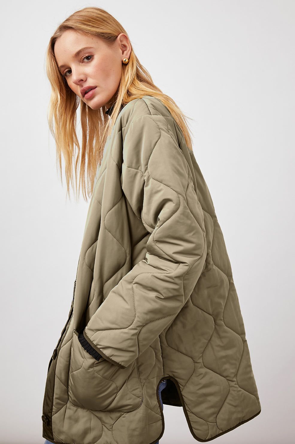 ELIN JACKET - SAGE sold by Rails product image thumbnail 4
