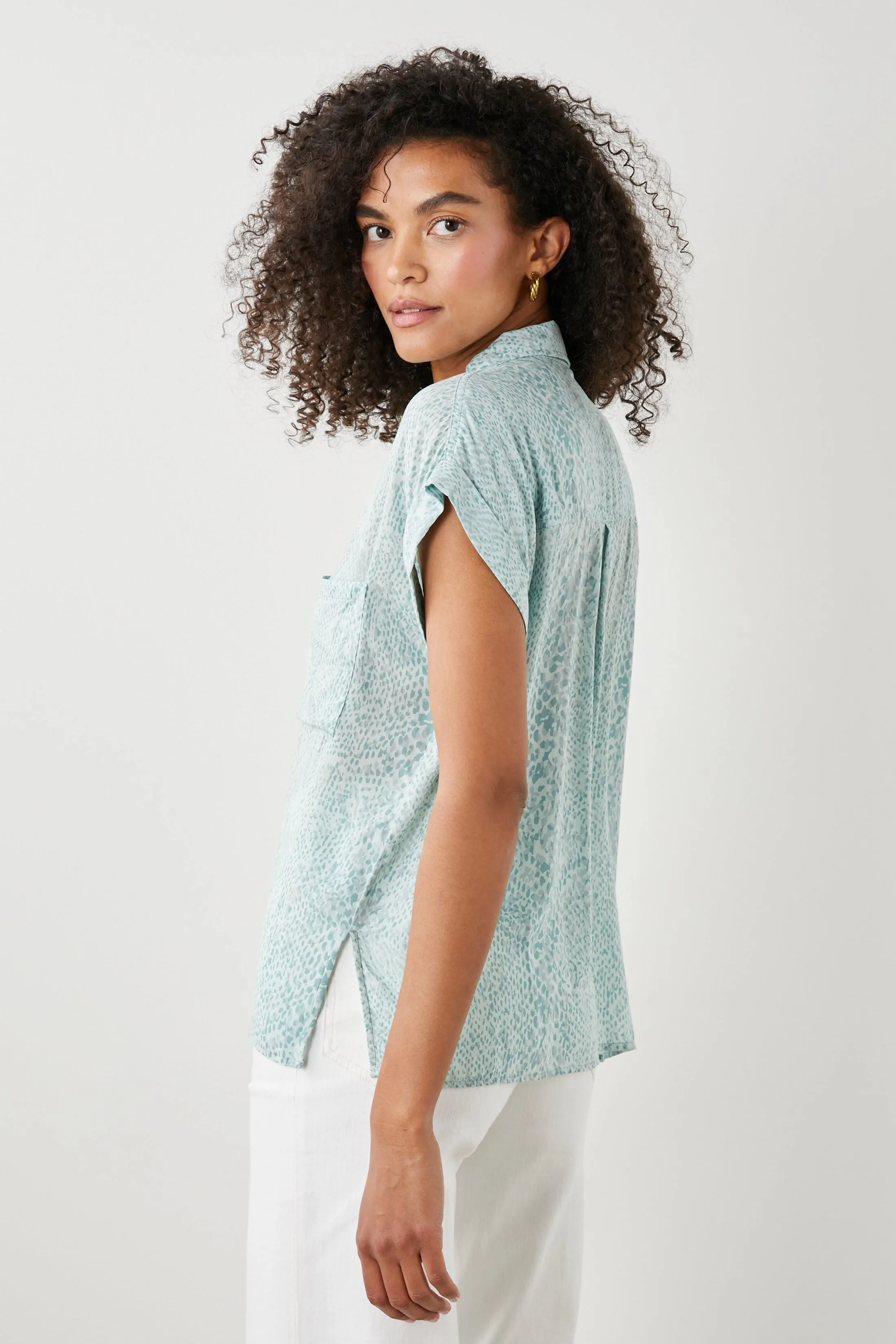 WHITNEY SHIRT - MINT BOA sold by Rails product image thumbnail 5