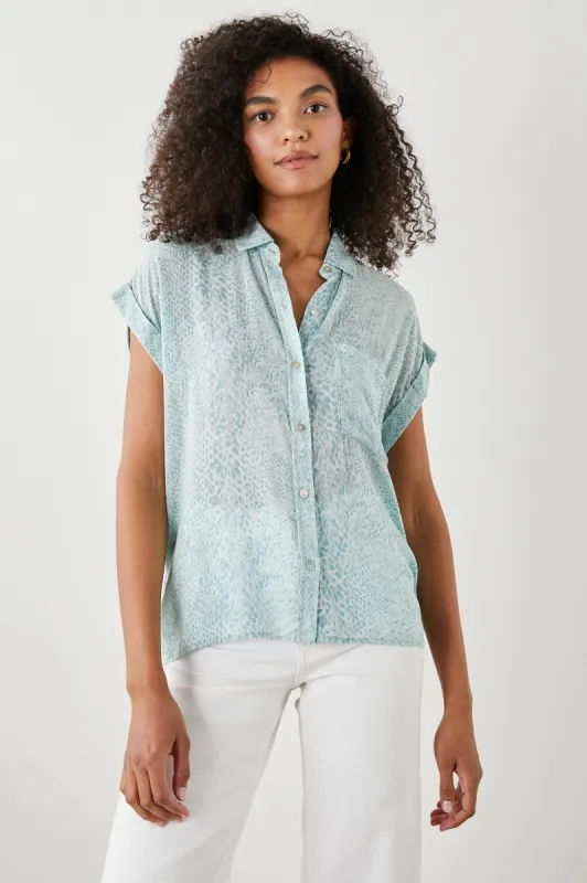 WHITNEY SHIRT - MINT BOA sold by Rails