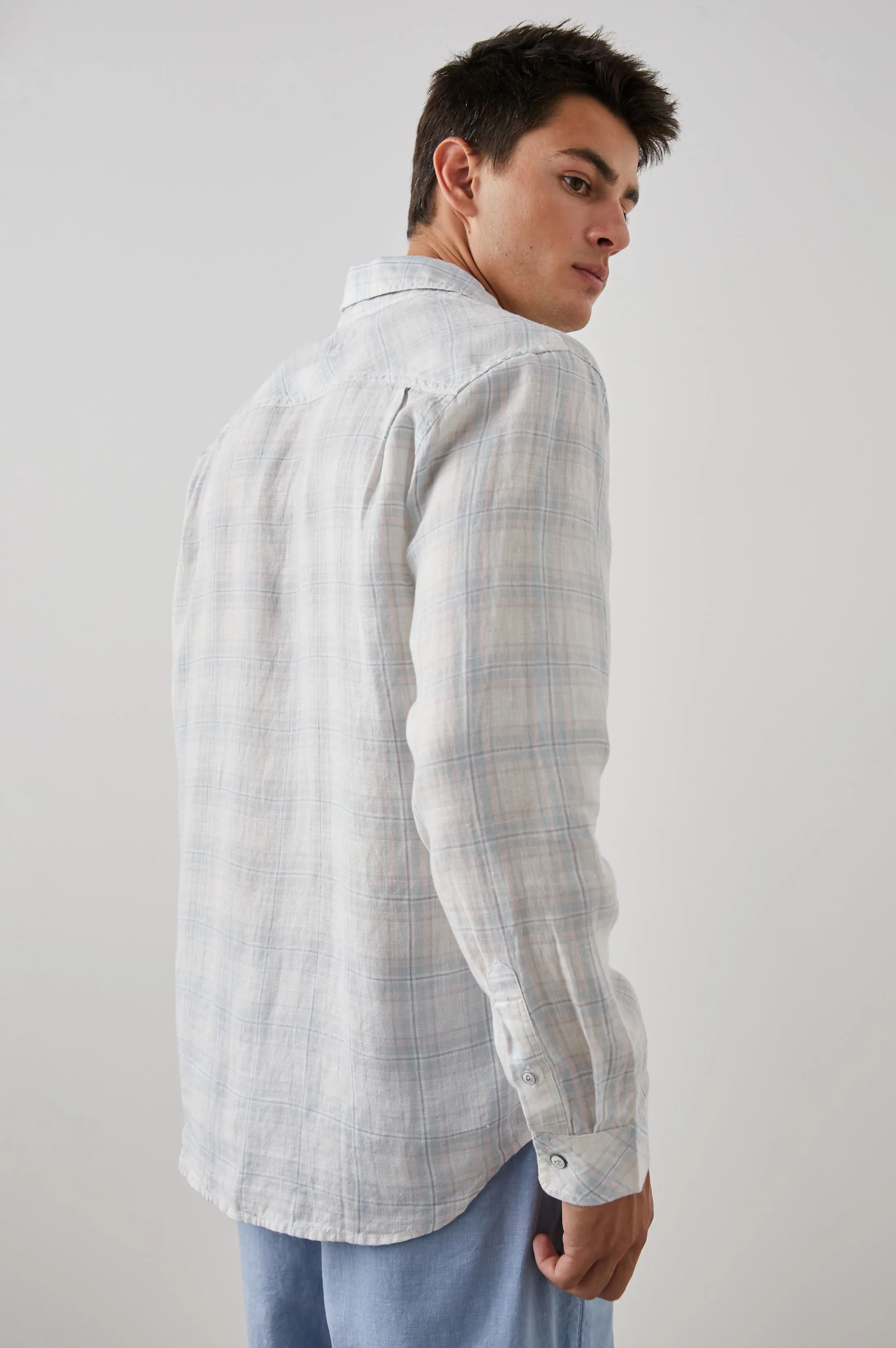 HAVANA SHIRT - HALO TURQUOISE TAFFY sold by Rails product image thumbnail 5