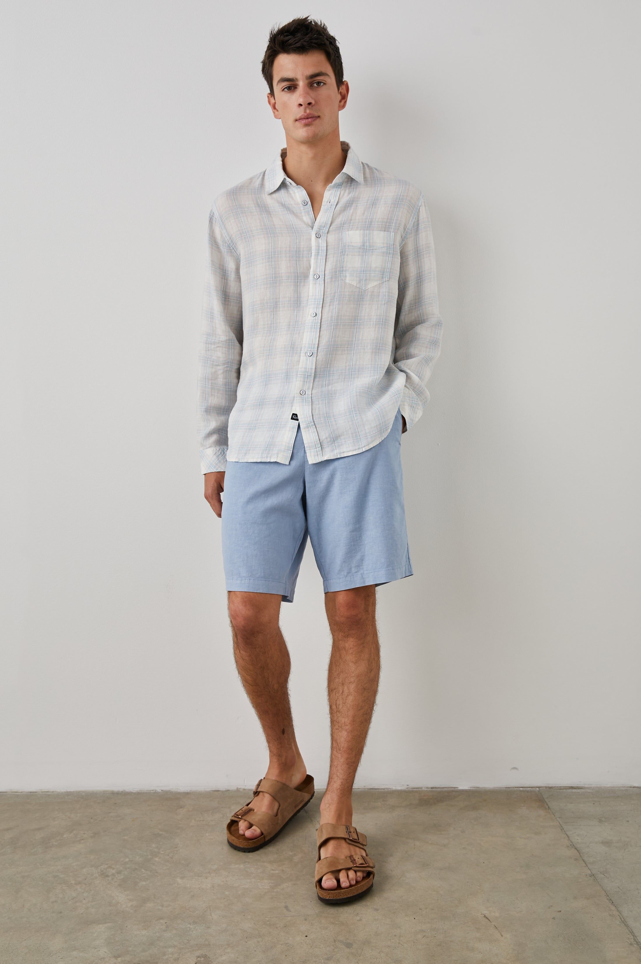 HAVANA SHIRT - HALO TURQUOISE TAFFY sold by Rails product image thumbnail 3