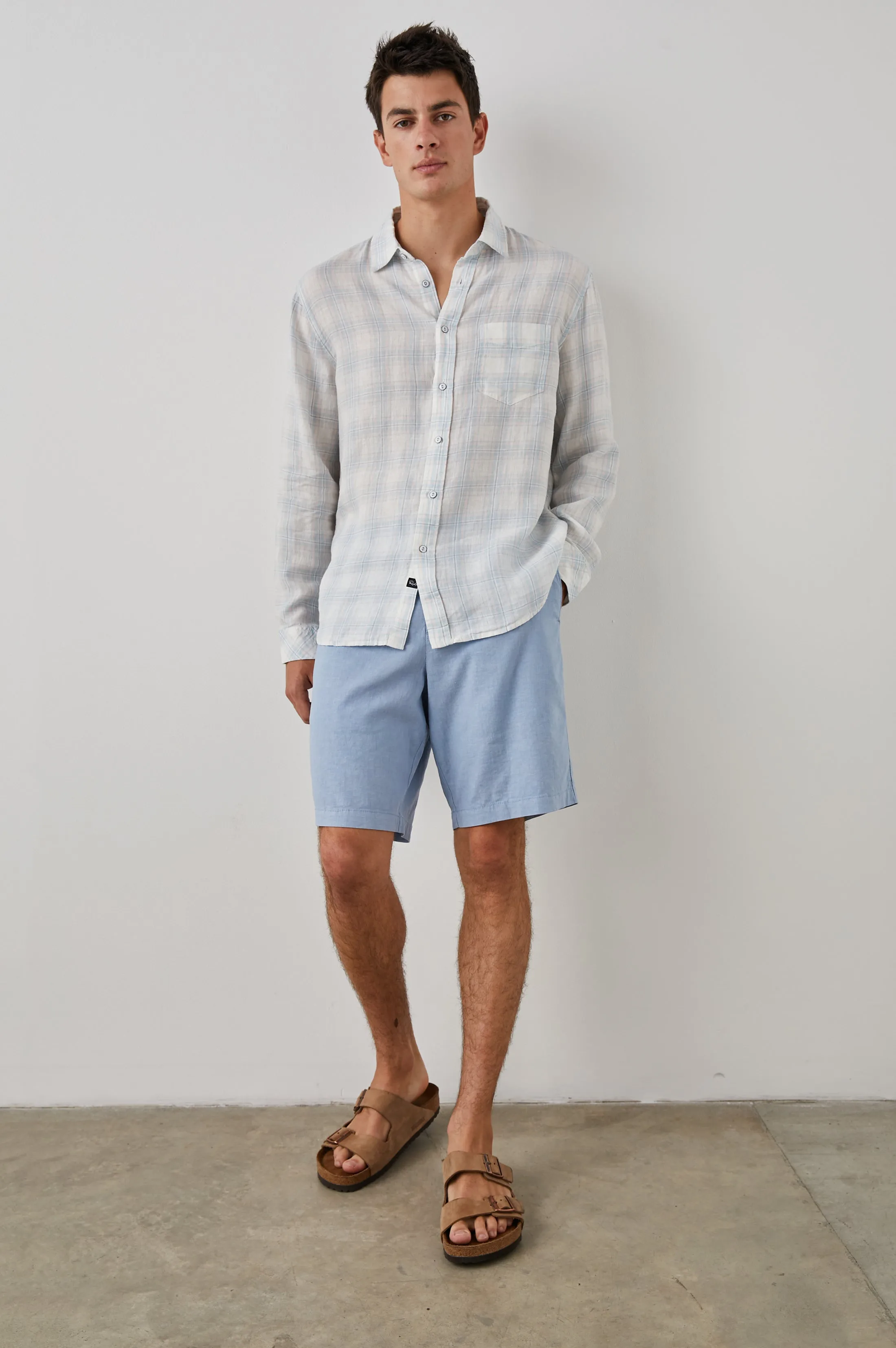 HAVANA SHIRT - HALO TURQUOISE TAFFY sold by Rails product image thumbnail 3