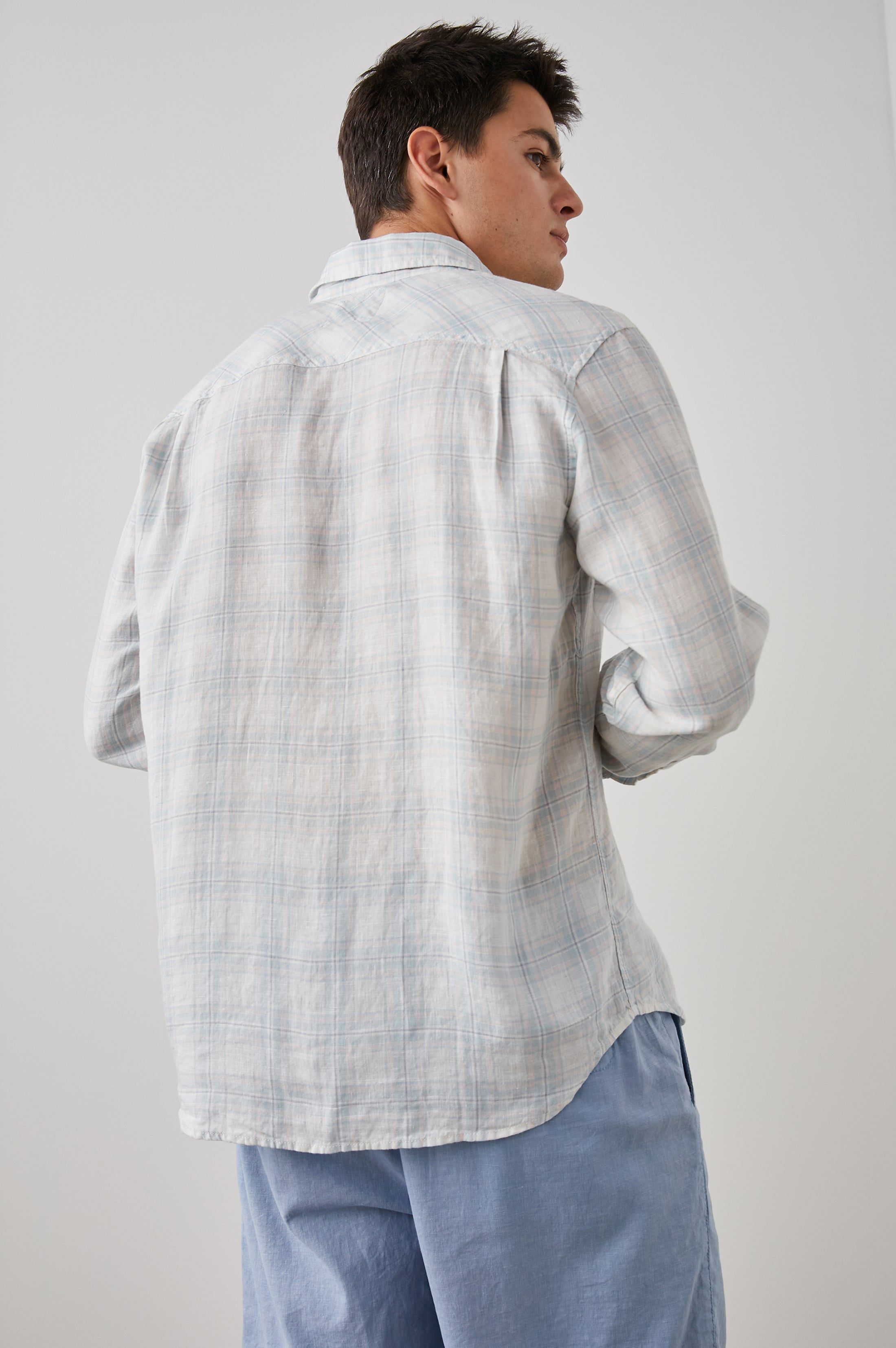 HAVANA SHIRT - HALO TURQUOISE TAFFY sold by Rails product image thumbnail 6