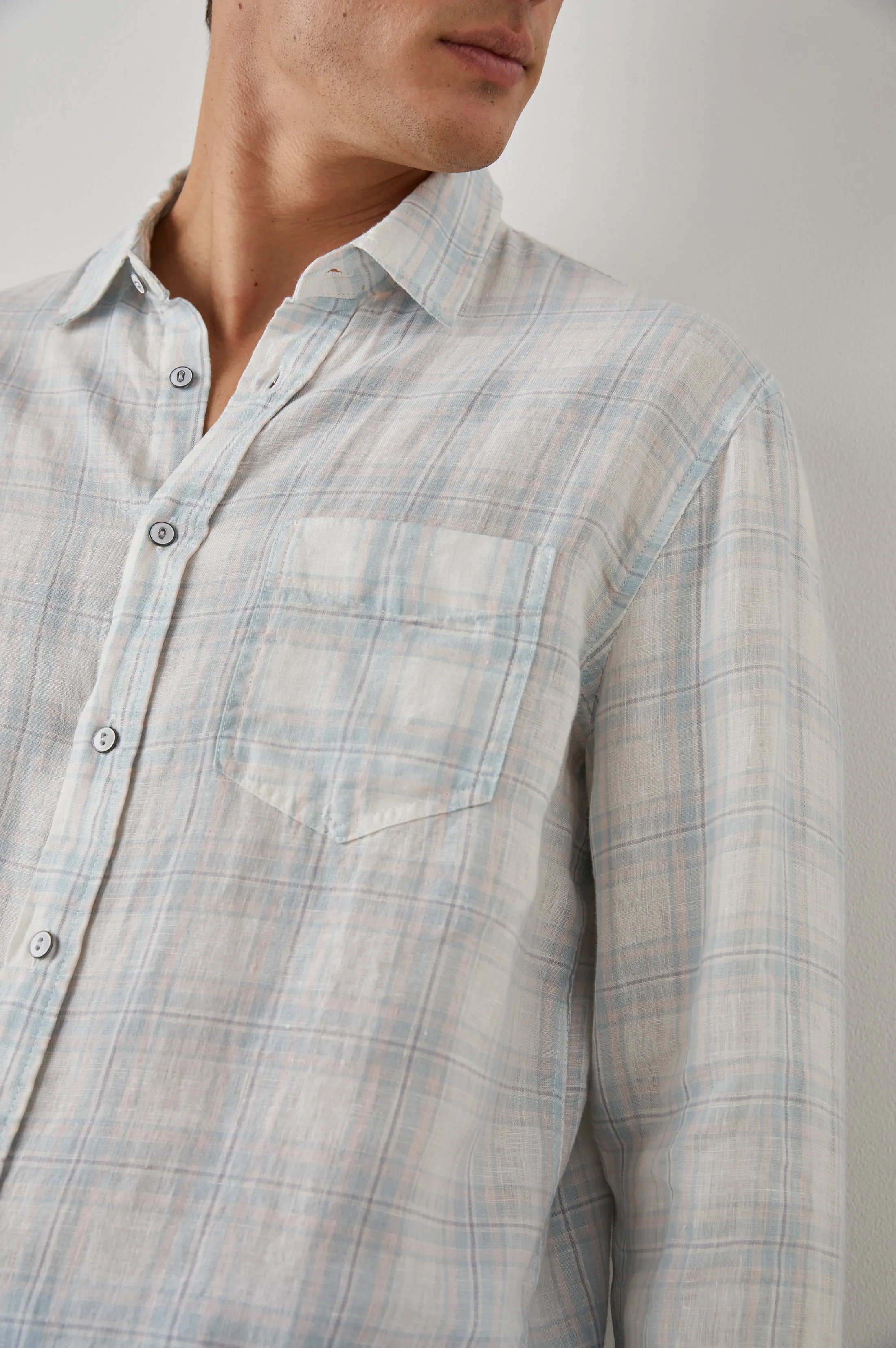 HAVANA SHIRT - HALO TURQUOISE TAFFY sold by Rails product image thumbnail 2