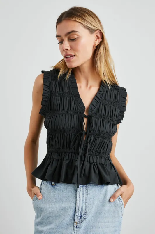 MARTINE TOP - BLACK sold by Rails