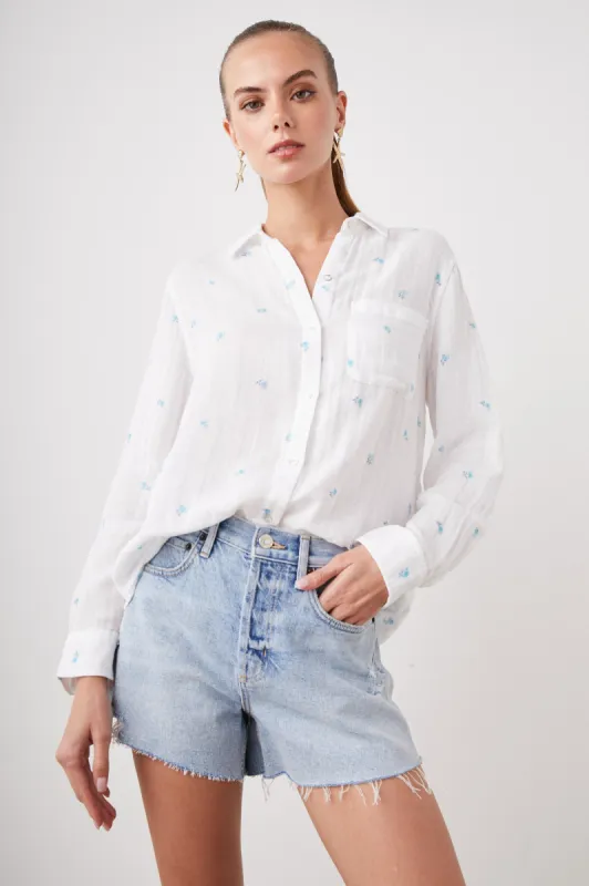 ELLIS SHIRT - BLUE BUDS sold by Rails