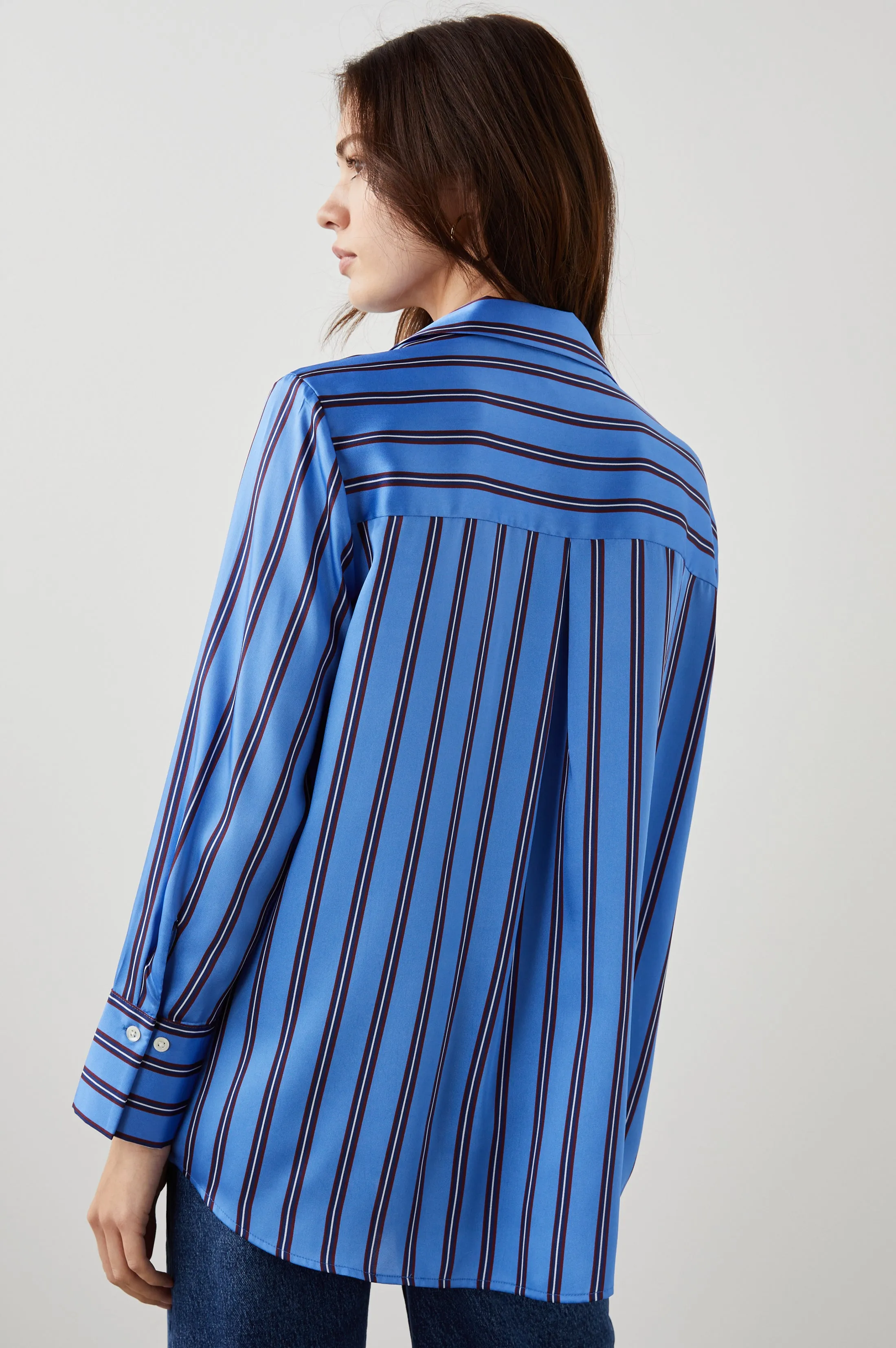 DORIAN SHIRT - PRIMROSE STRIPE sold by Rails product image thumbnail 5