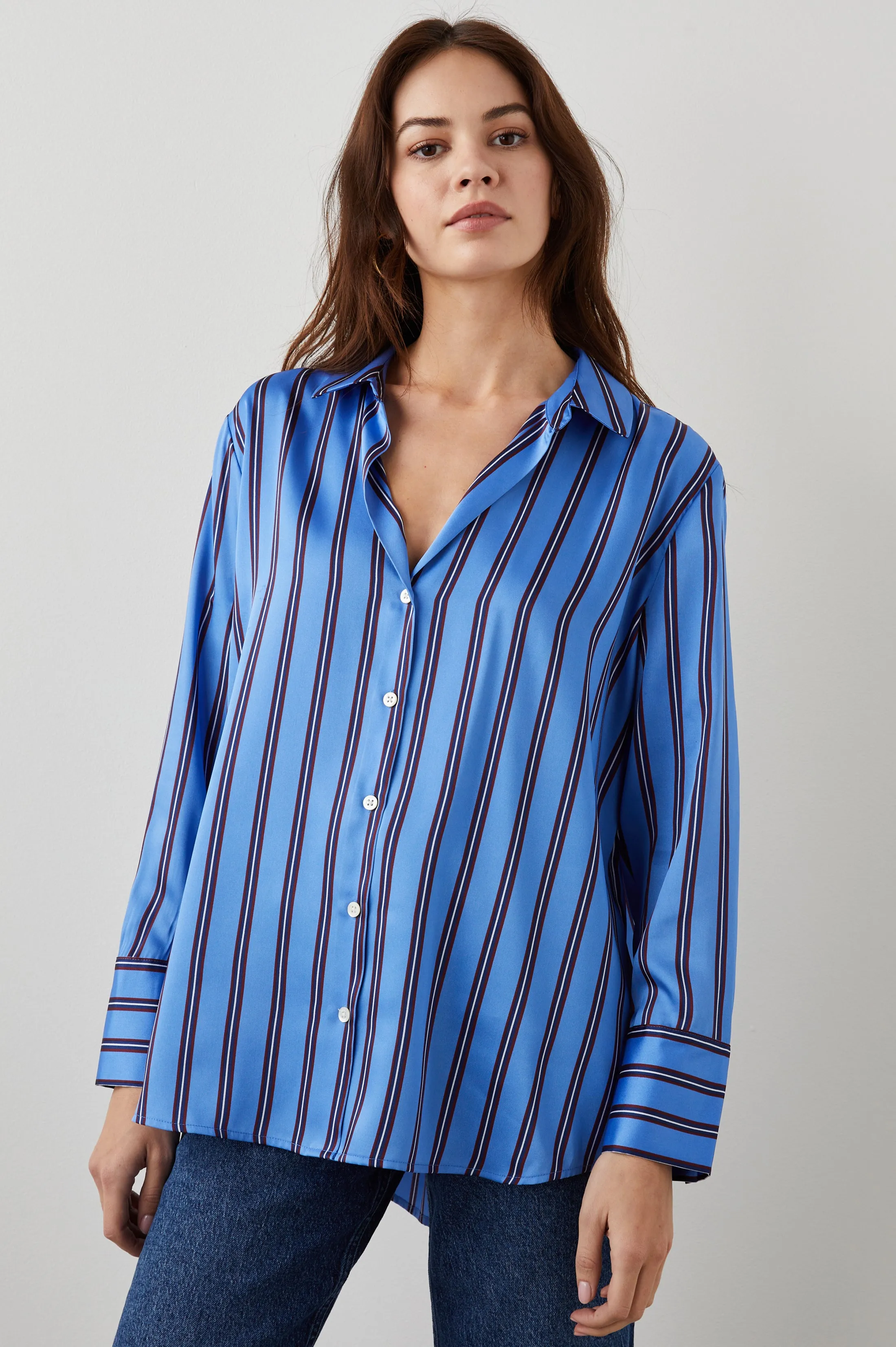 DORIAN SHIRT - PRIMROSE STRIPE sold by Rails