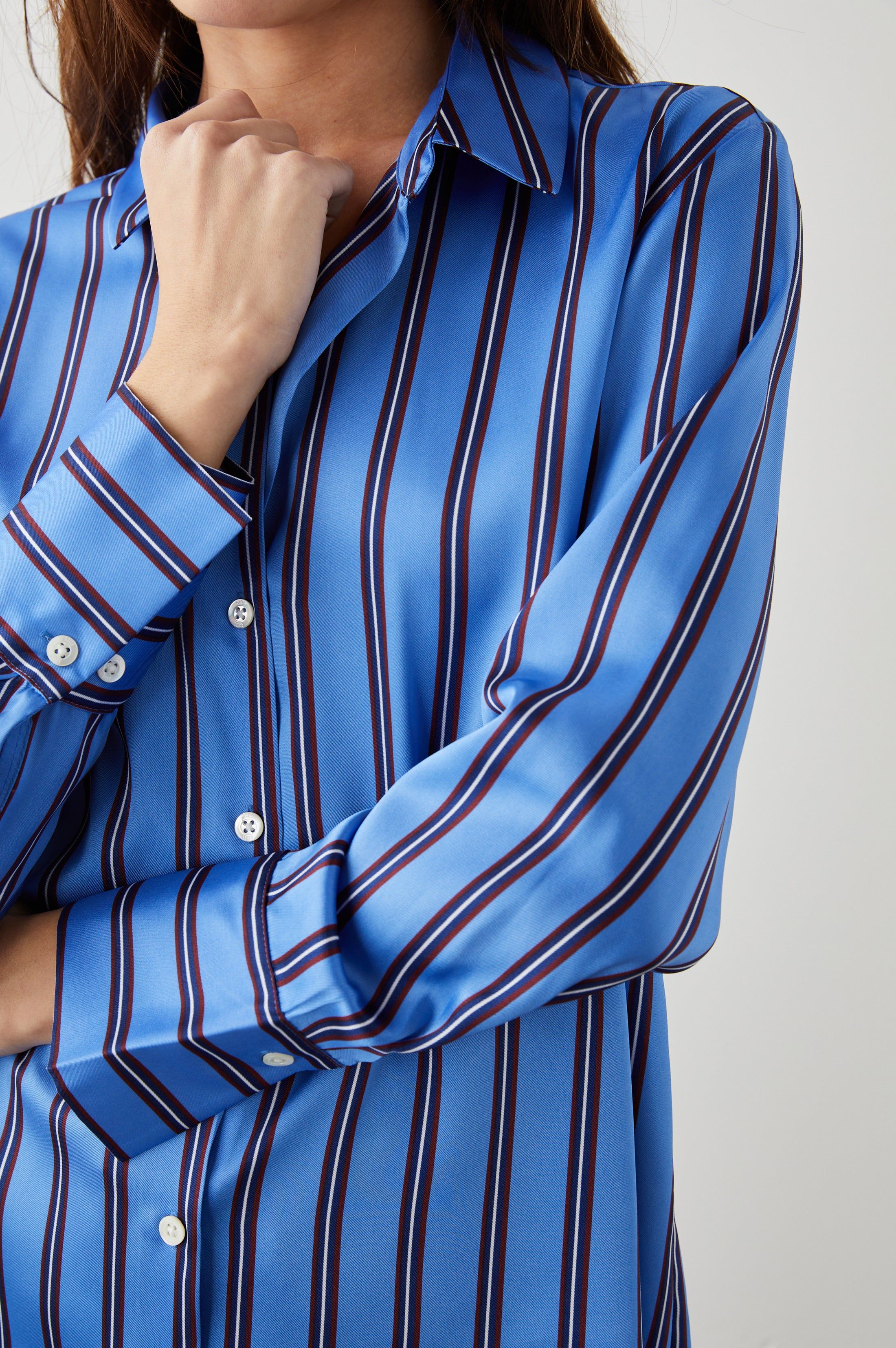 DORIAN SHIRT - PRIMROSE STRIPE sold by Rails product image thumbnail 2