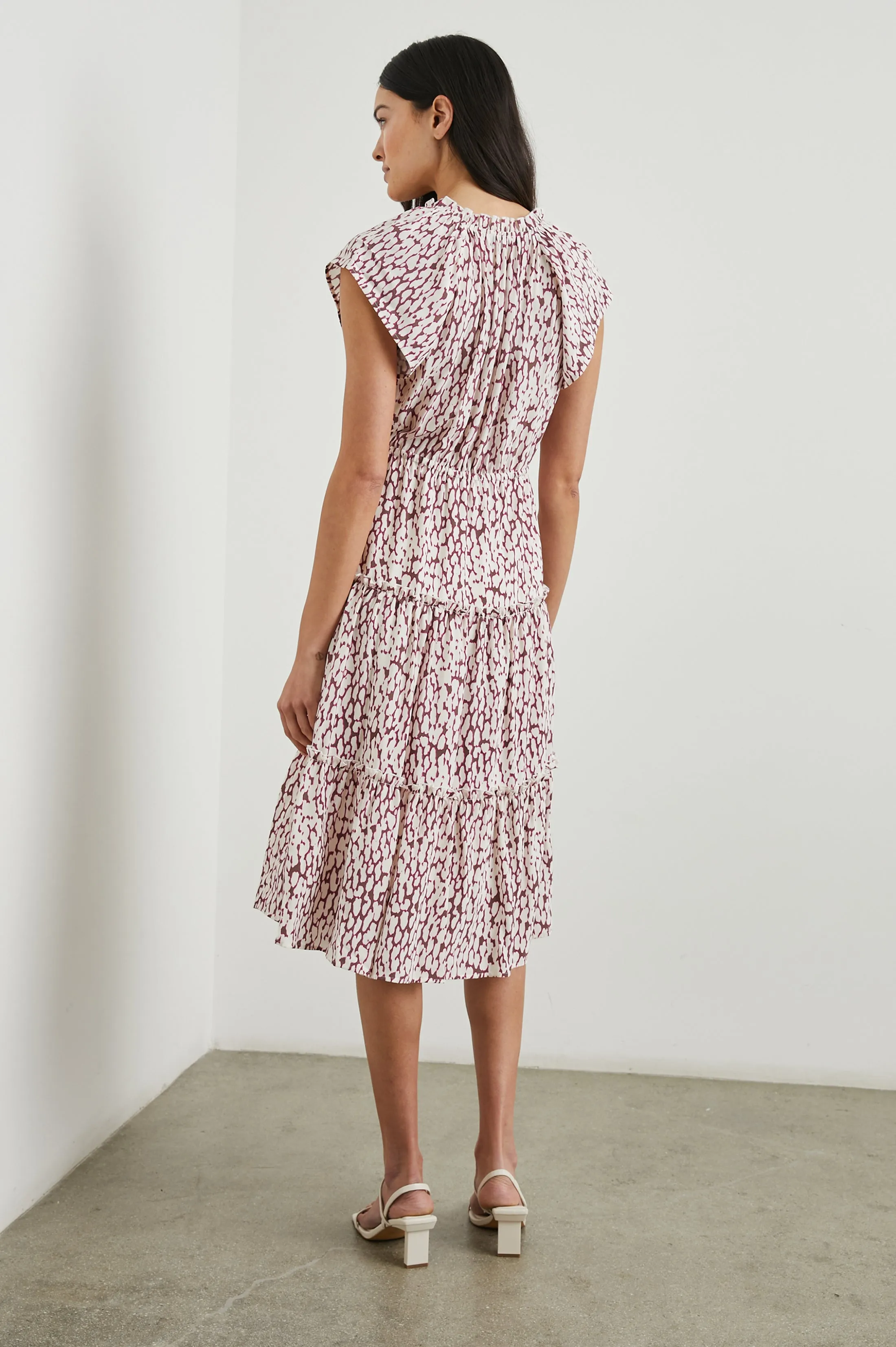 JUNI DRESS - PINK STATIC LEOPARD sold by Rails product image thumbnail 5