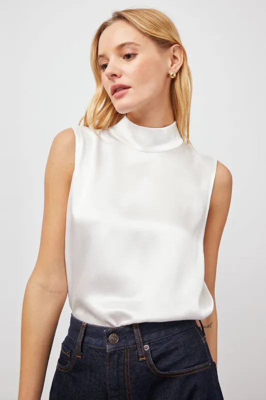 YOLIE TOP - WHITE sold by Rails