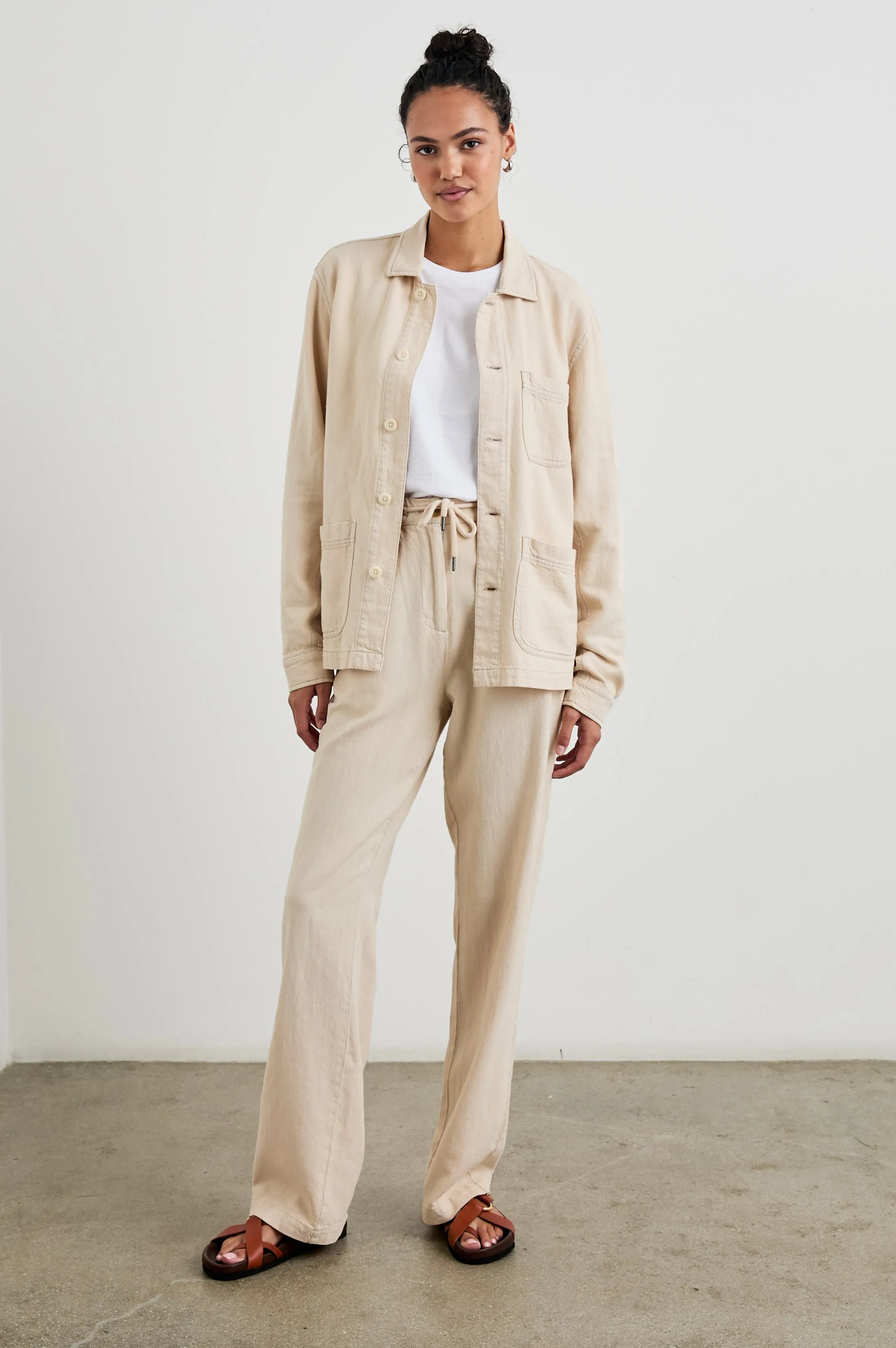 GWEN JACKET - STONE sold by Rails product image thumbnail 3