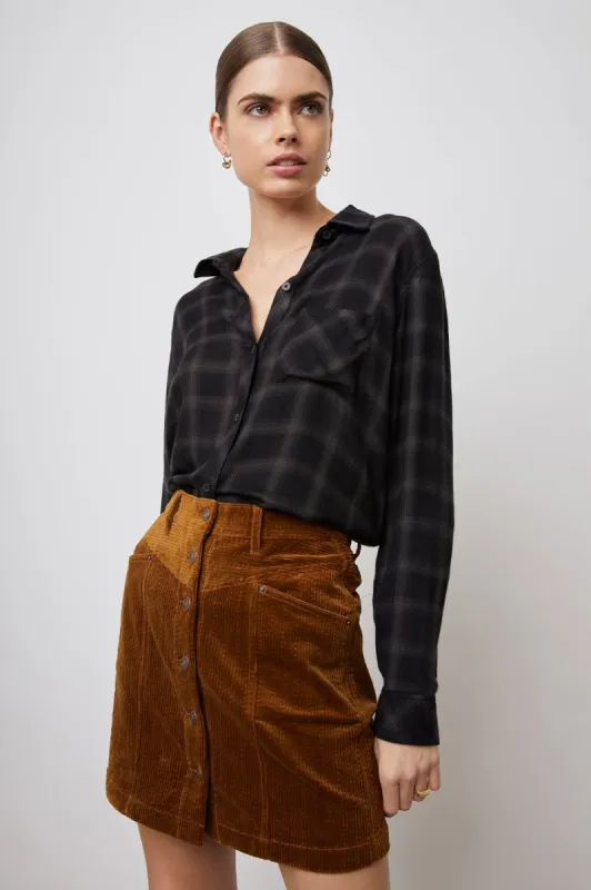 HUNTER SHIRT - ONYX SLATE sold by Rails